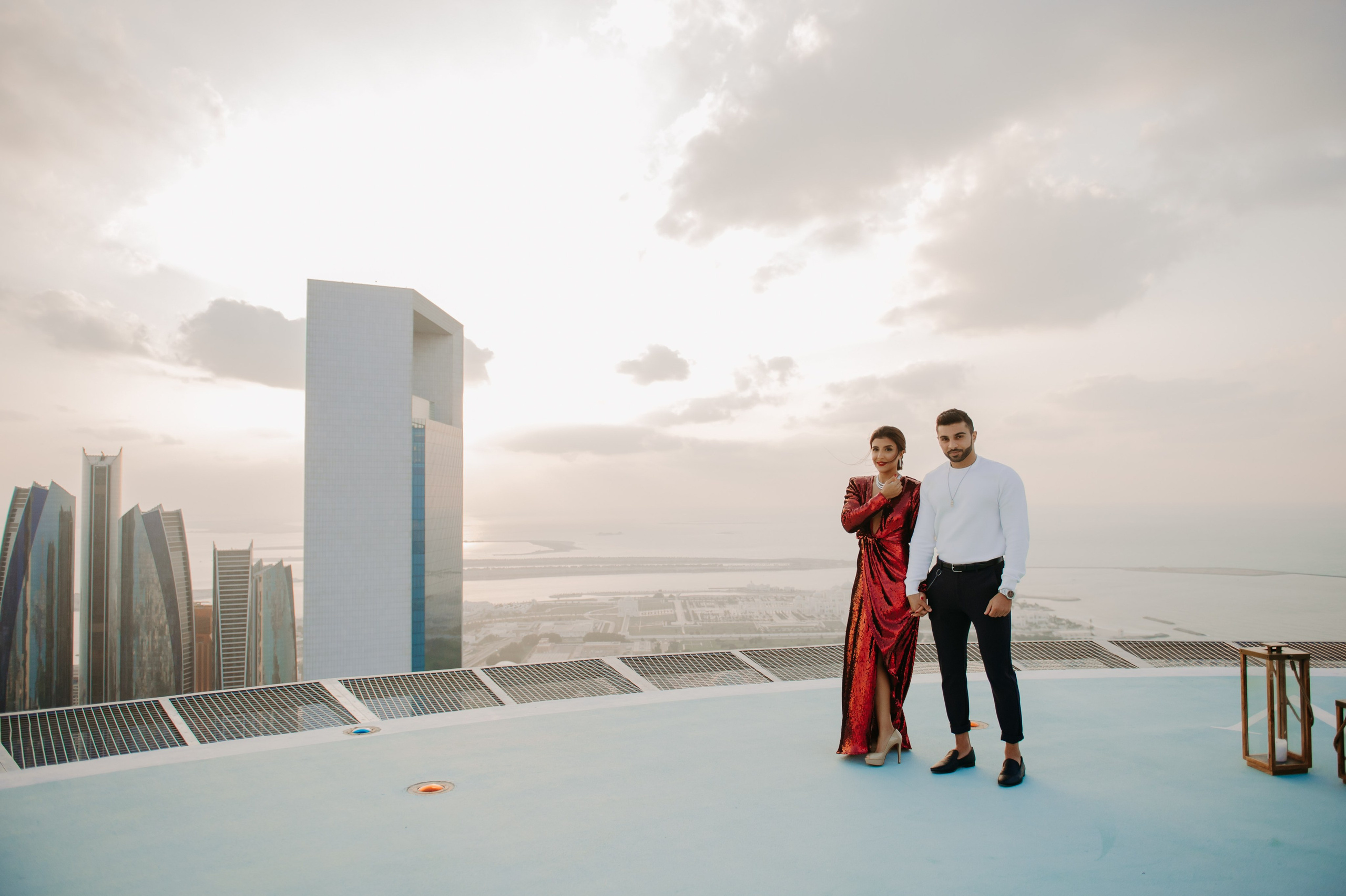 Love Story на высоте (Абу Даби). Фотограф в Москве и Санкт-Петербурге Дарина