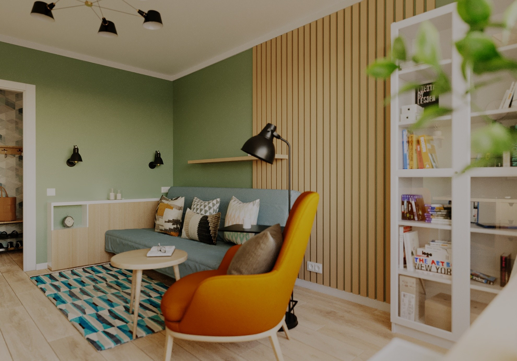 Однокомнатная квартира 35 м²,