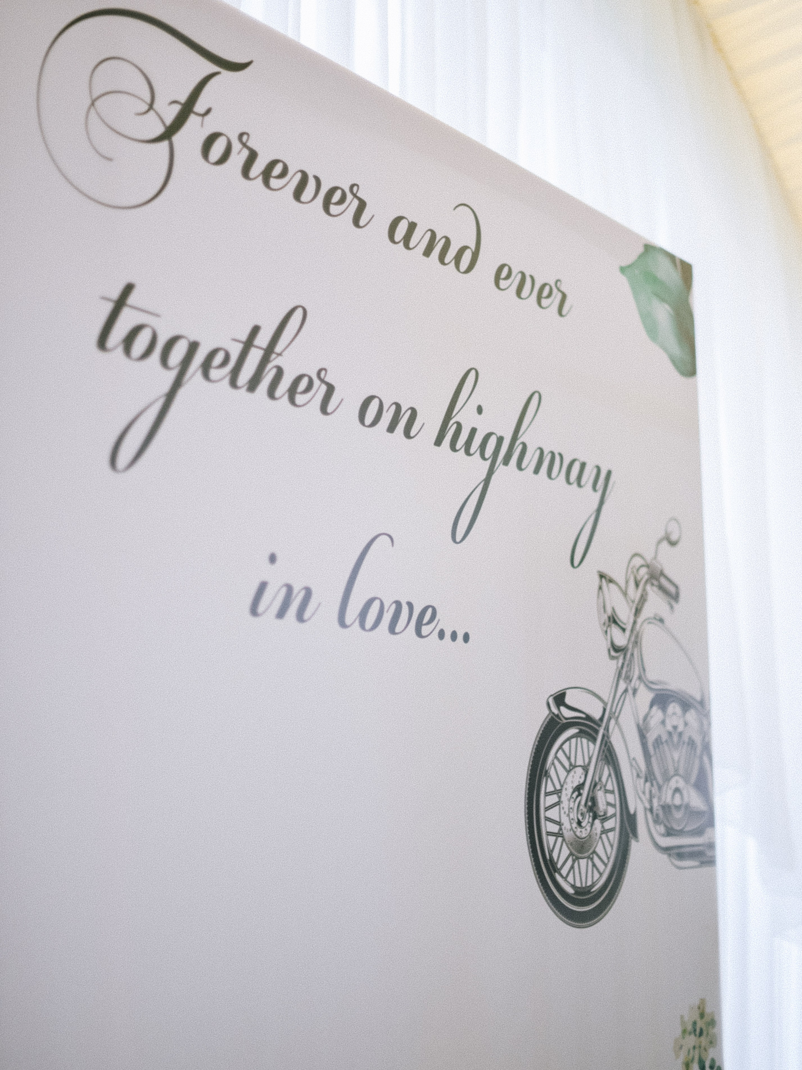 Свадьба байкеров в ресторане «Дворянское гнездо». Kirillova Studio — мастерская декора и событий Юли Кирилловой