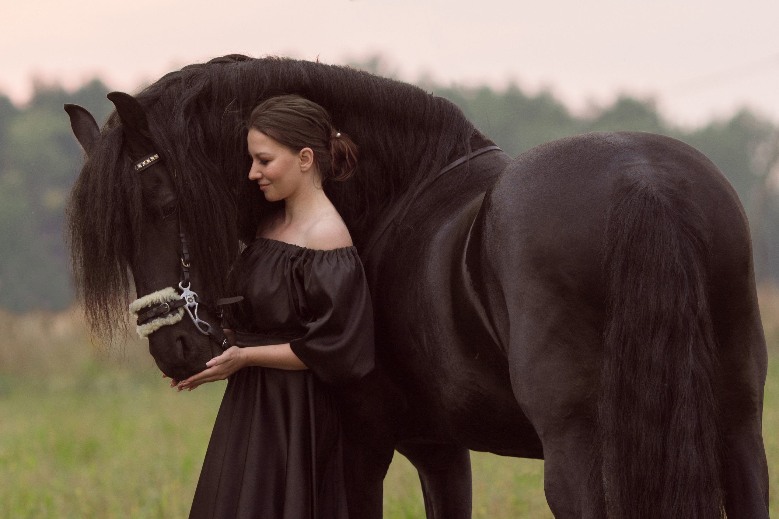 Фотосессия на закате с фризом