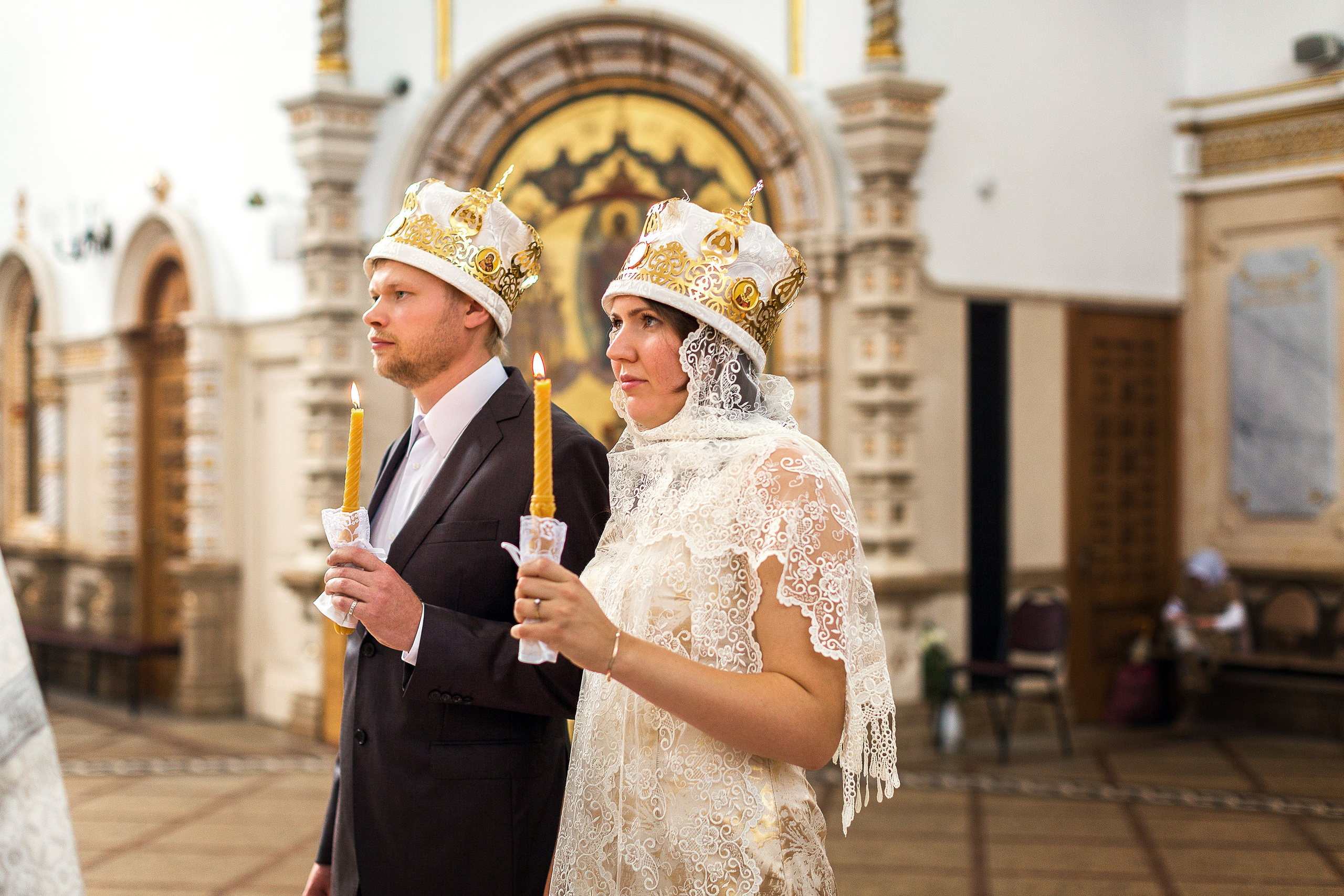 Венчание Светланы и Алексея. Фотограф на Крещение, семейный фотограф в Москве