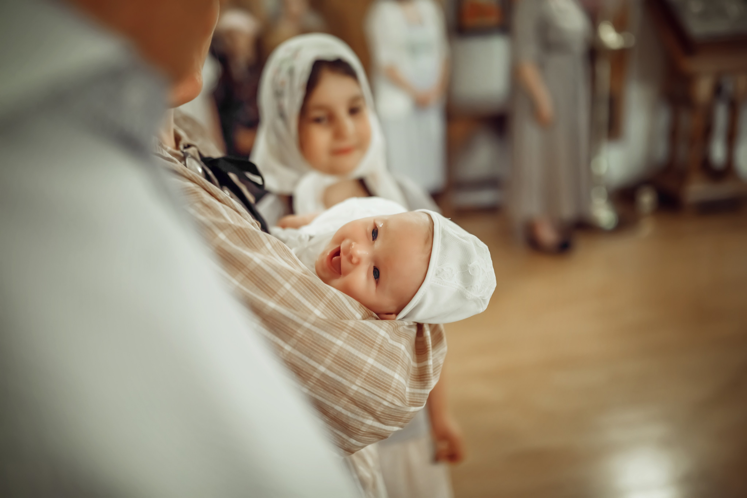 Крещение Александры. Фотограф на Крещение, семейный фотограф в Москве