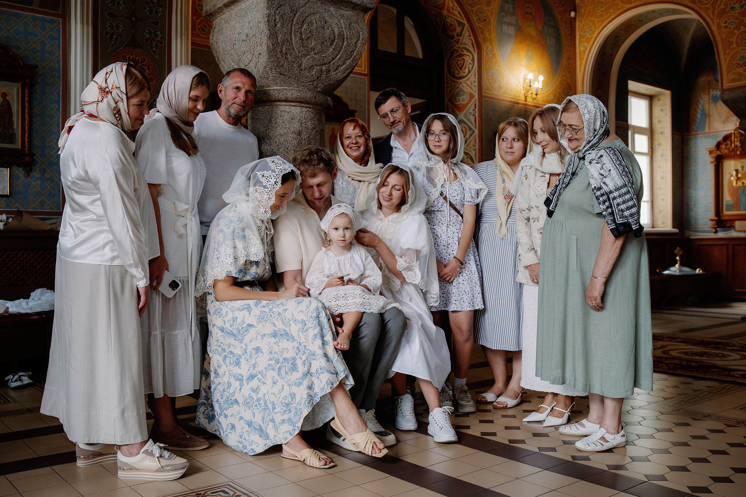 Крещение Эммы. Фотограф на Крещение и Венчание в Красноярске Рамазанова Юлия