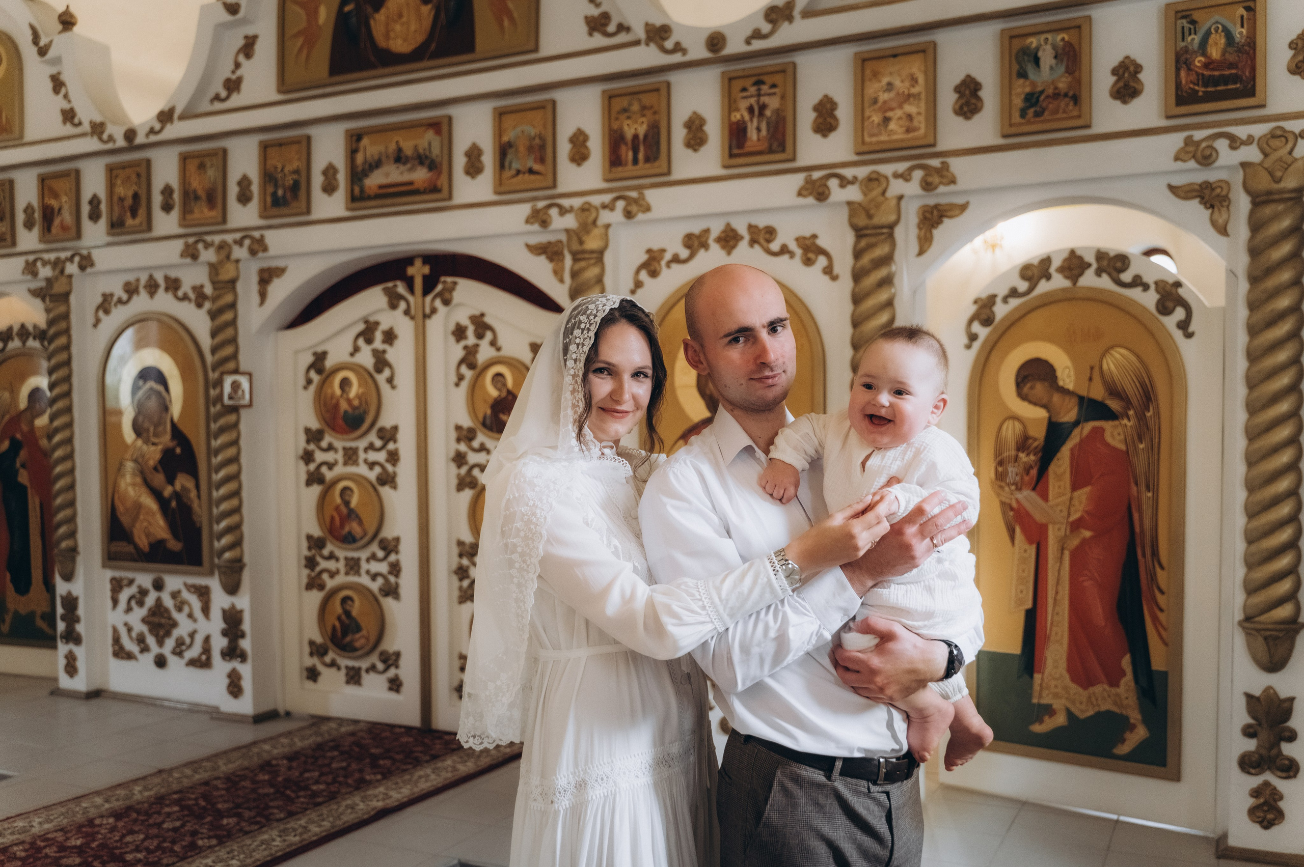 Крещение Демьяна (Церковь в честь святой блаженной Ксении Петербургской). Семейный фотограф в Минске Дарья Дреко