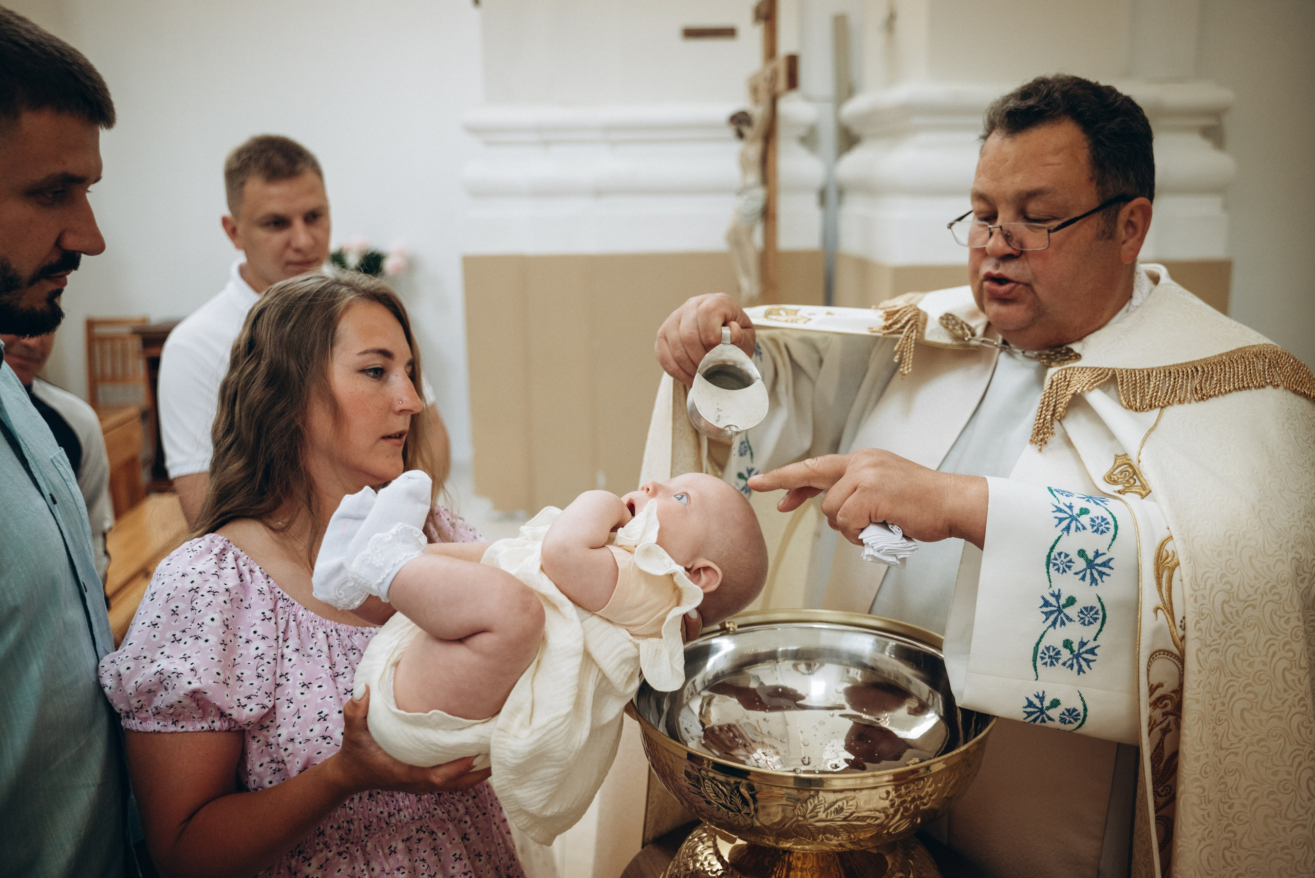 Крещение Леи (костёл в Заславле). Семейный фотограф в Минске Дарья Дреко