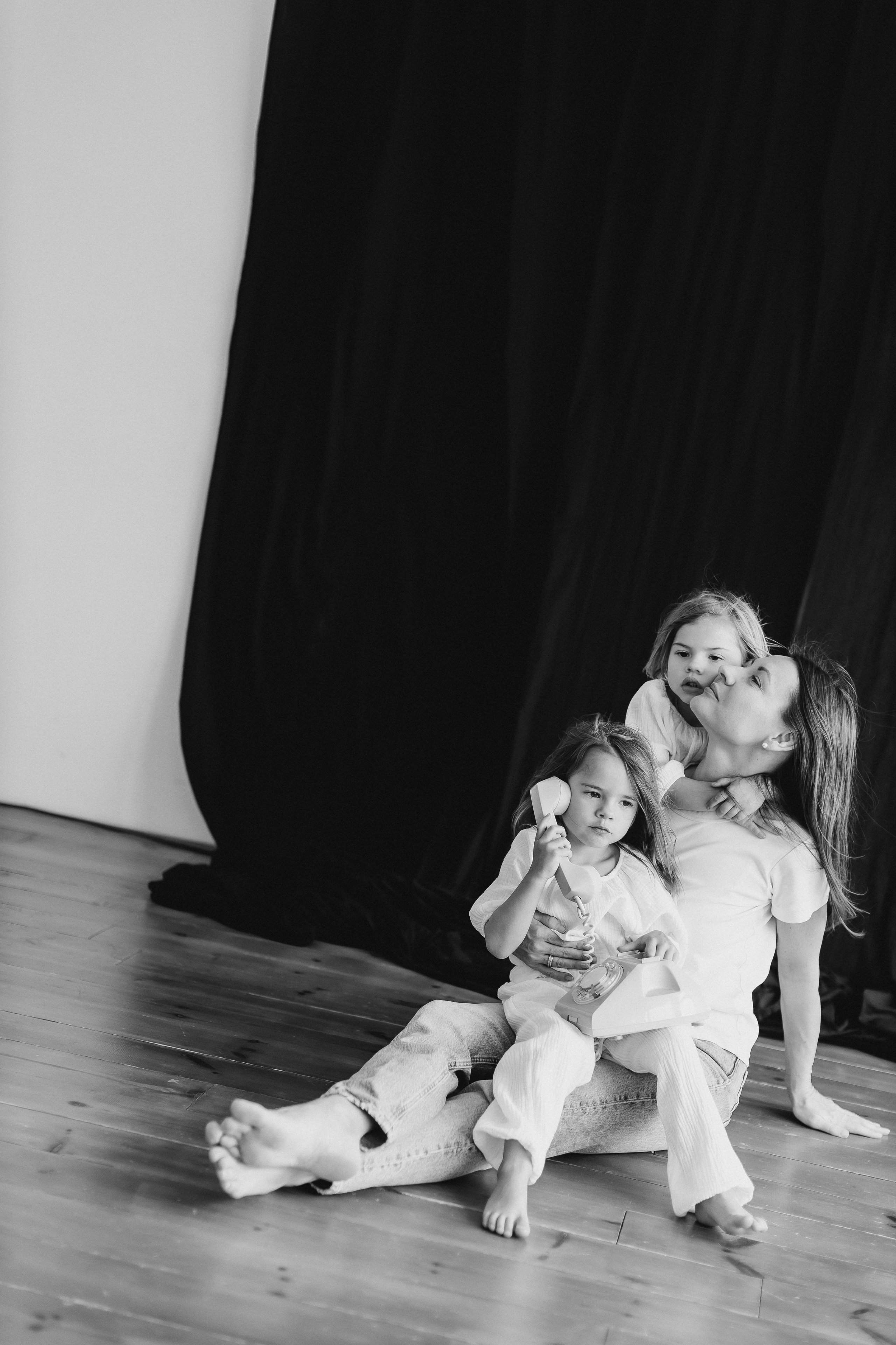 Мама и девочки. Евгения Пелипас