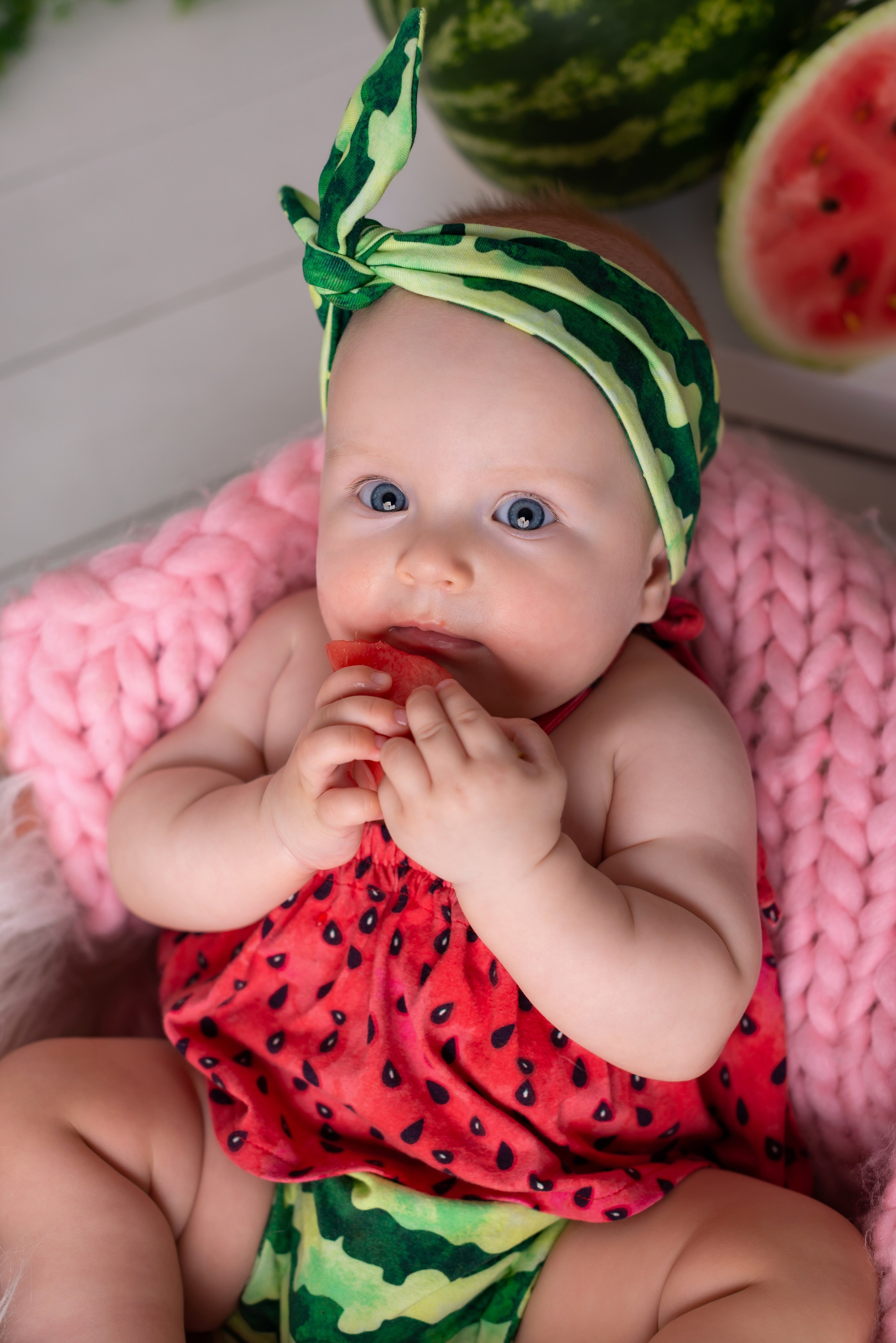 Фотосессия на полгода. Детская фотостудия «Мандаринка» | Детский фотограф Краснодар