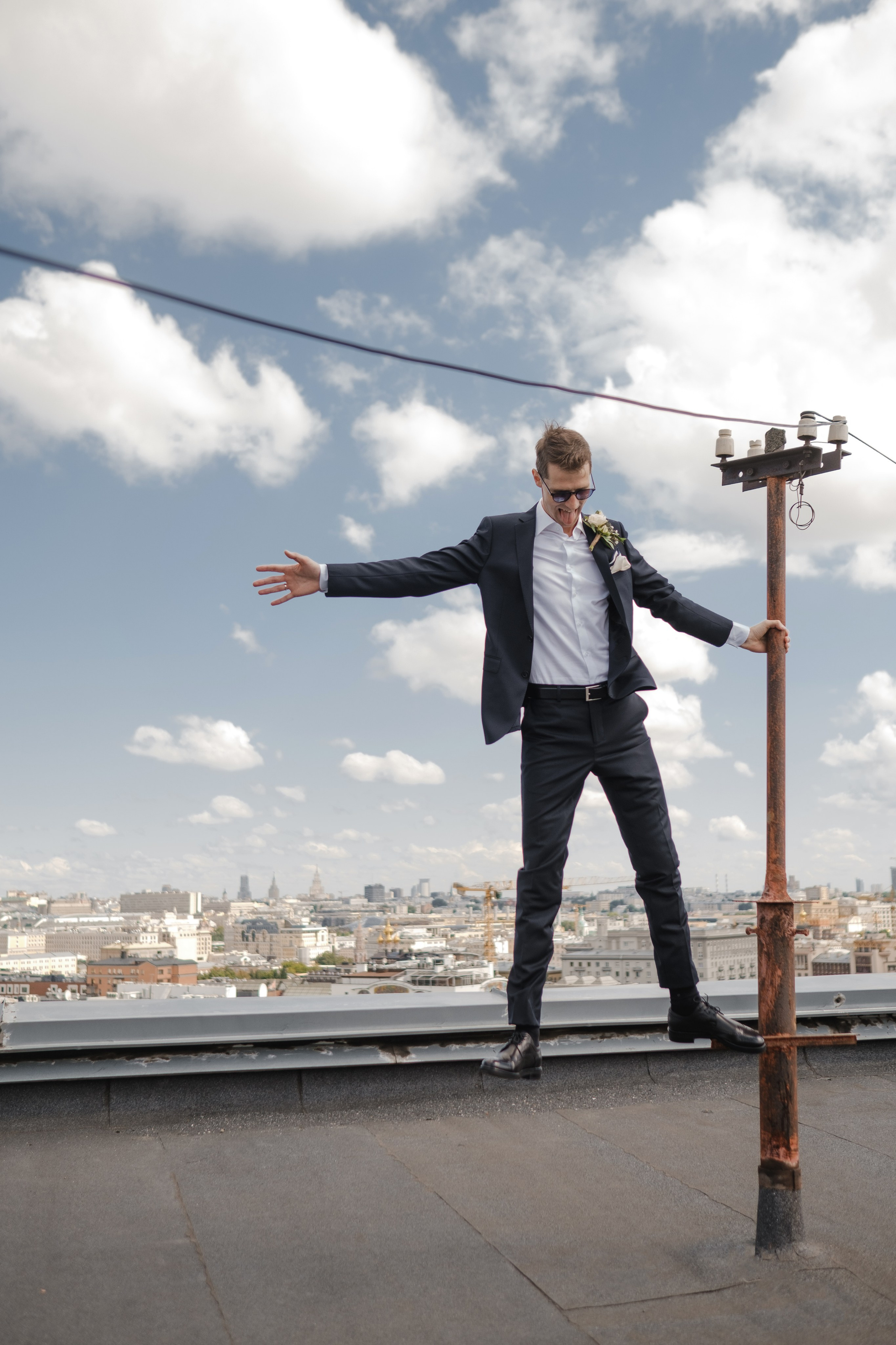 Стас и Юля Любовь на крыше. Свадебный и семейный фотограф Ксения Ржевская (Митрохина)