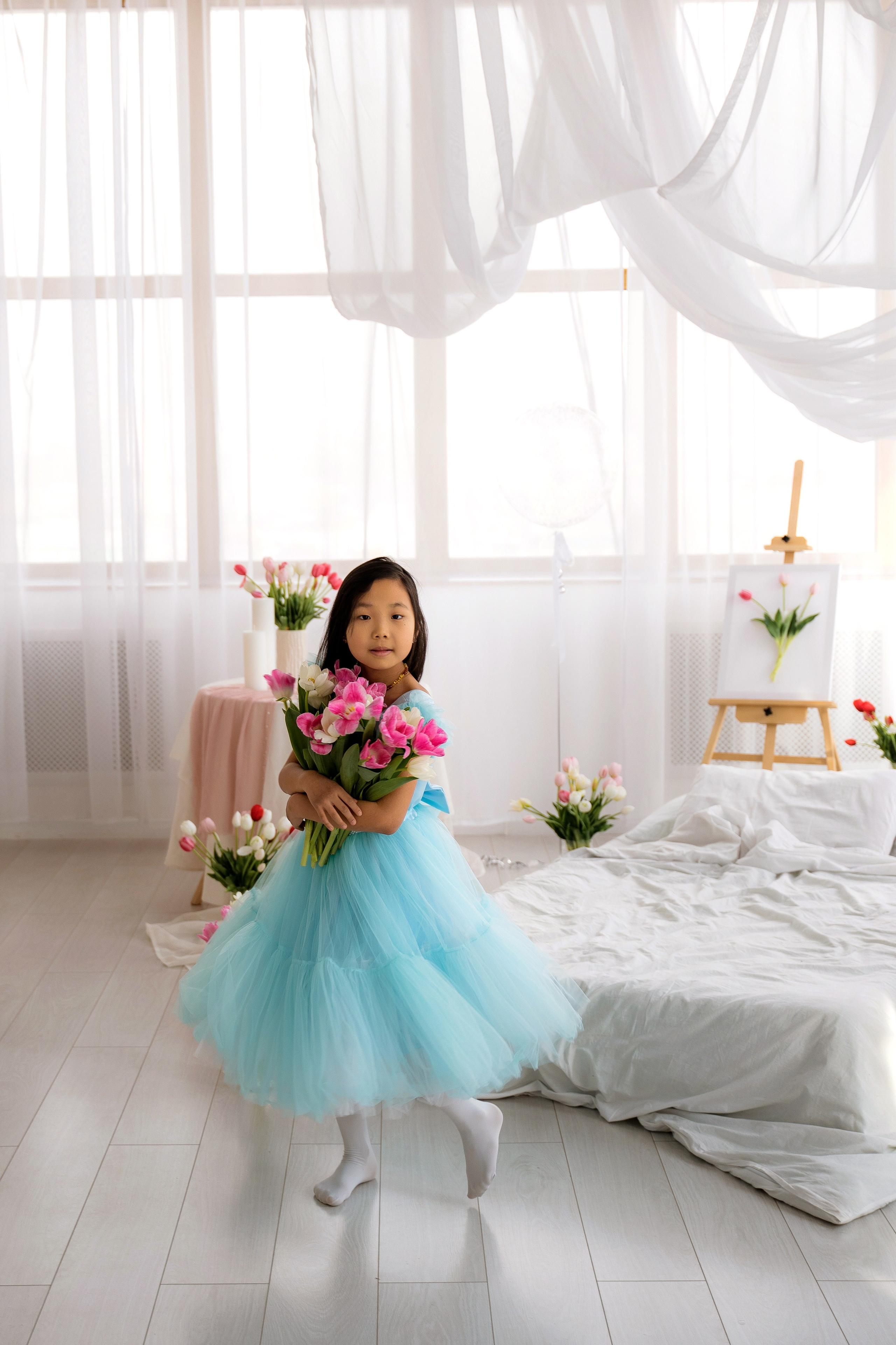 Тюльпановое настроение. Фотостудия Малина в городе Улан-Удэ. Фотограф Ирина Жарникова