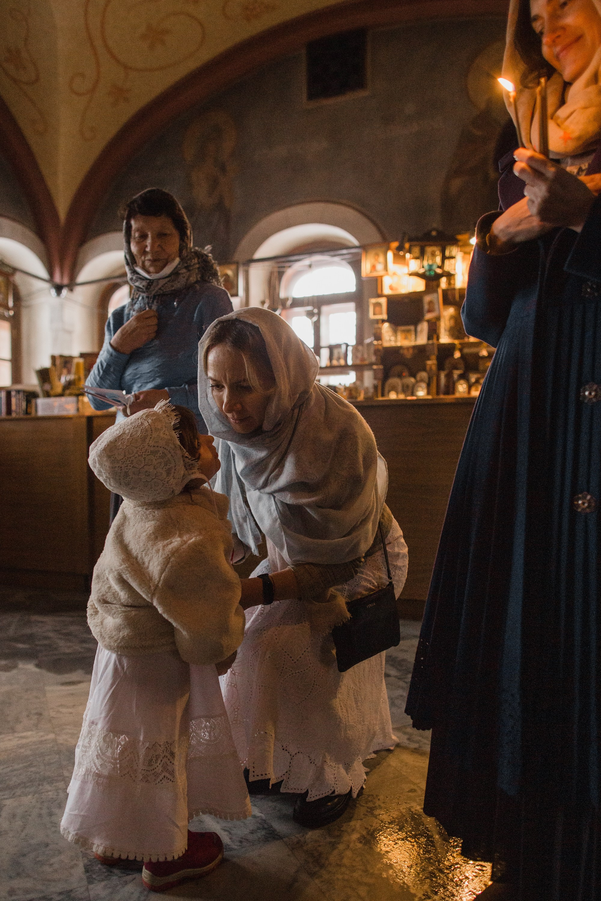 Крещение. Репортажный и свадебный фотограф в Москве Лена Таращенко