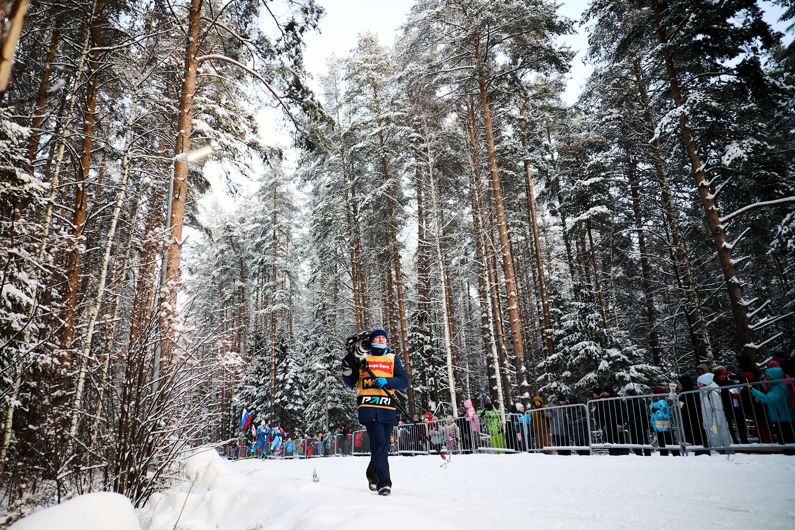 Биатлон. Чемпионат России — 2024/2025, 3-й этап, Ижевск. Спринт. Мужчины. Спортивный репортажный фотограф в Ижевске Сергей Мерзляков