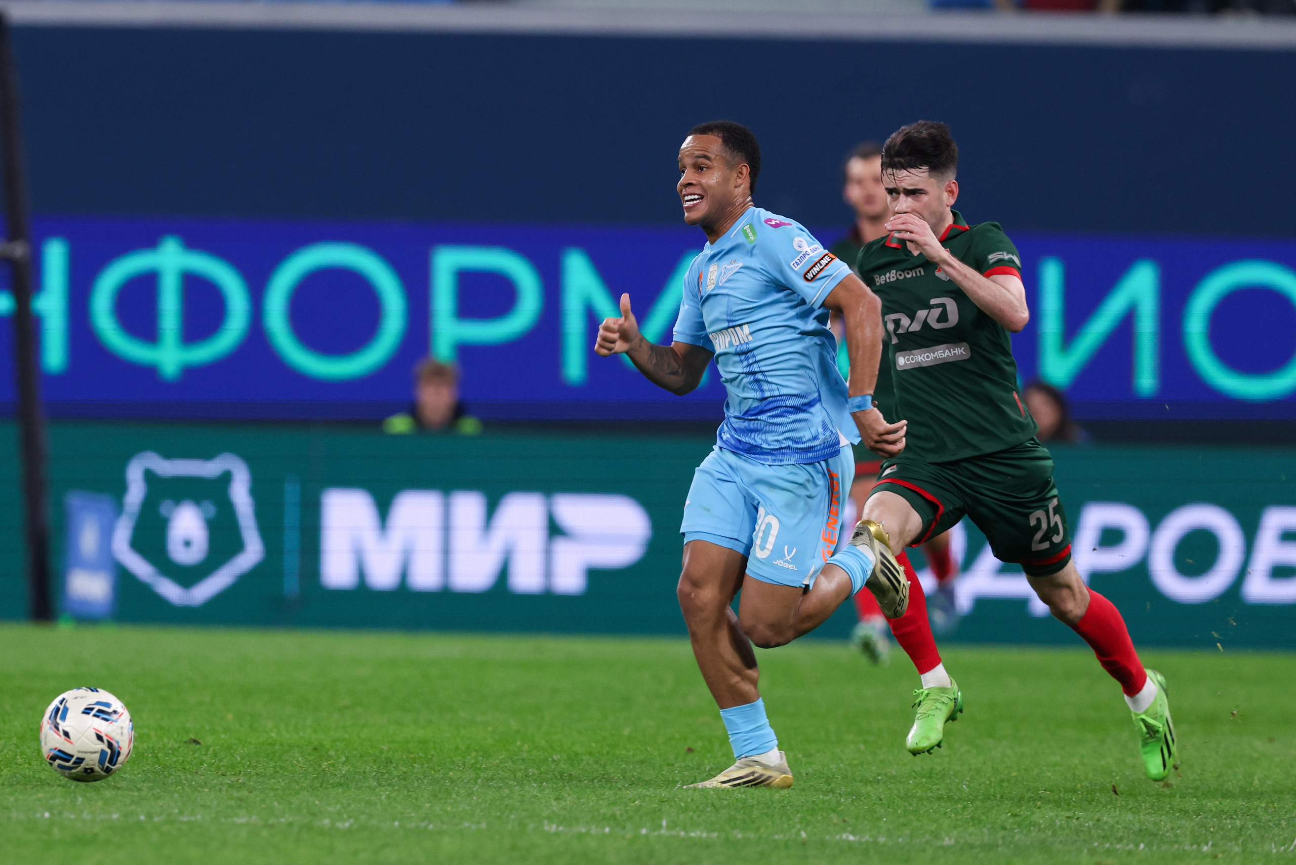 ФК «Зенит» — ФК «Локомотив» 14 тур РПЛ 01.11.2025. Спортивный и репортажный фотограф Антон Тереханов