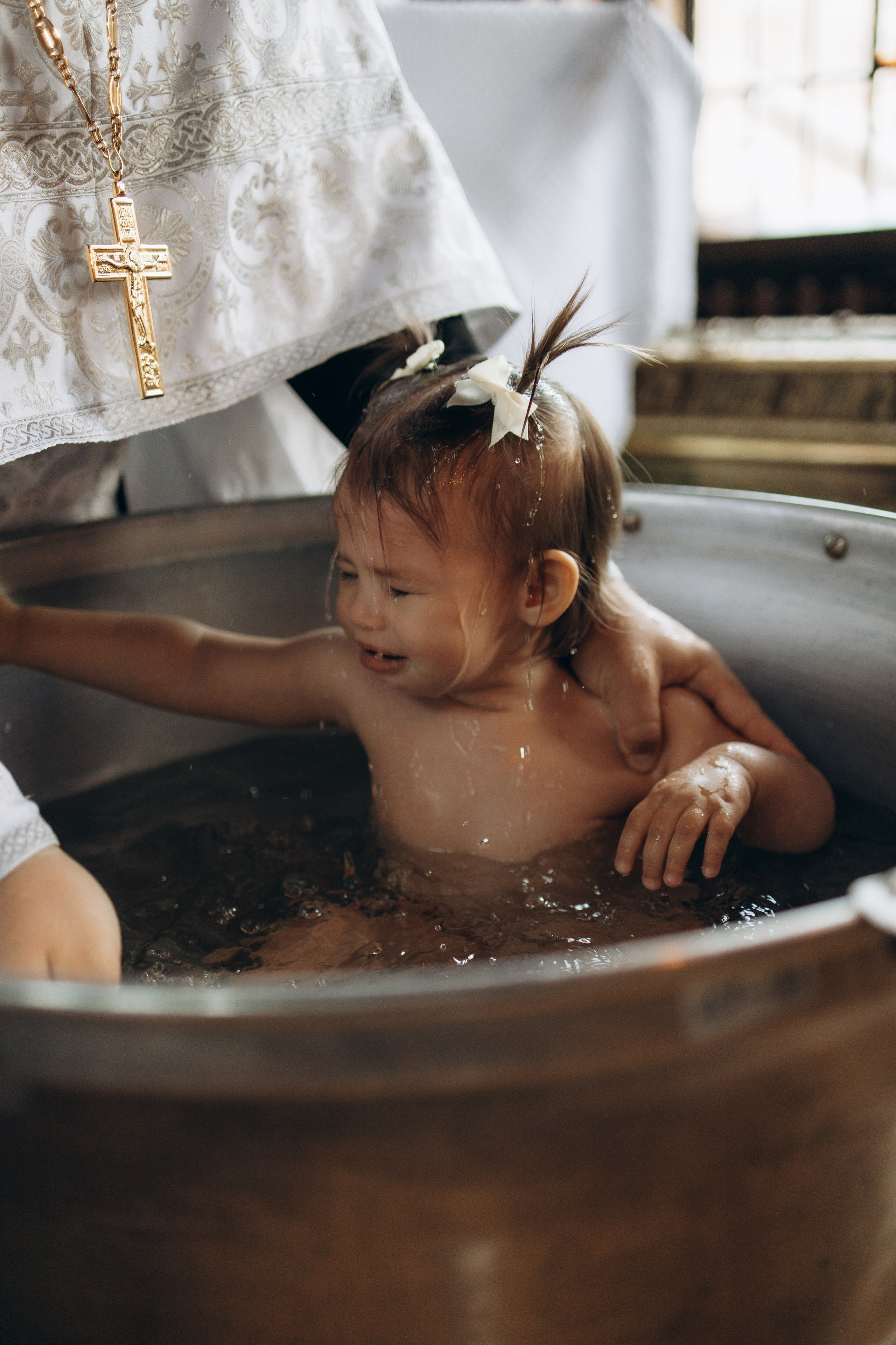 Крещение Стефании. Самый теплый фотограф в Краснодаре Рябоконь Ксения