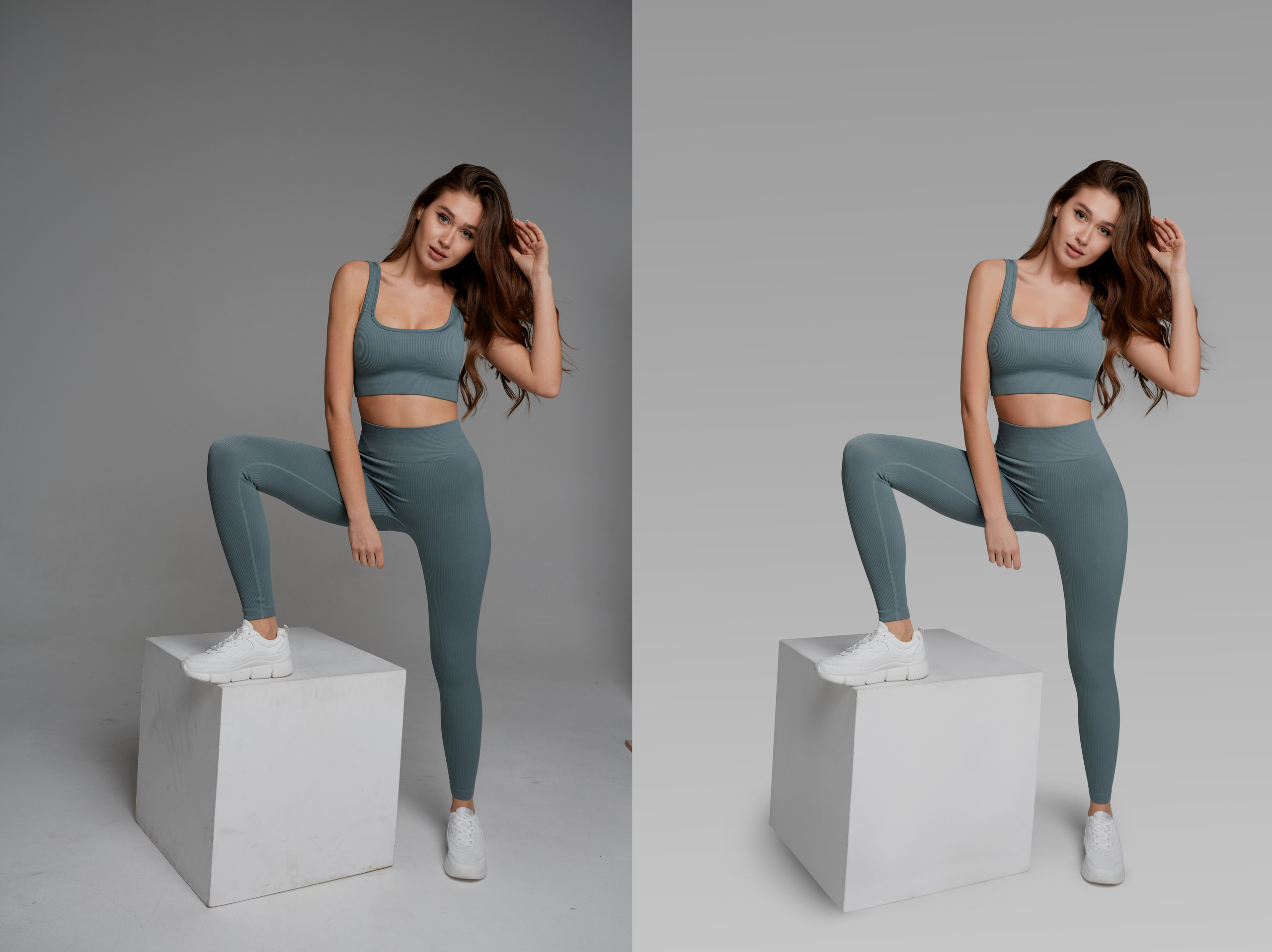 Ретушь портретов для рекламы спортивной одежды — динамика и стиль! | Студия SVITHART