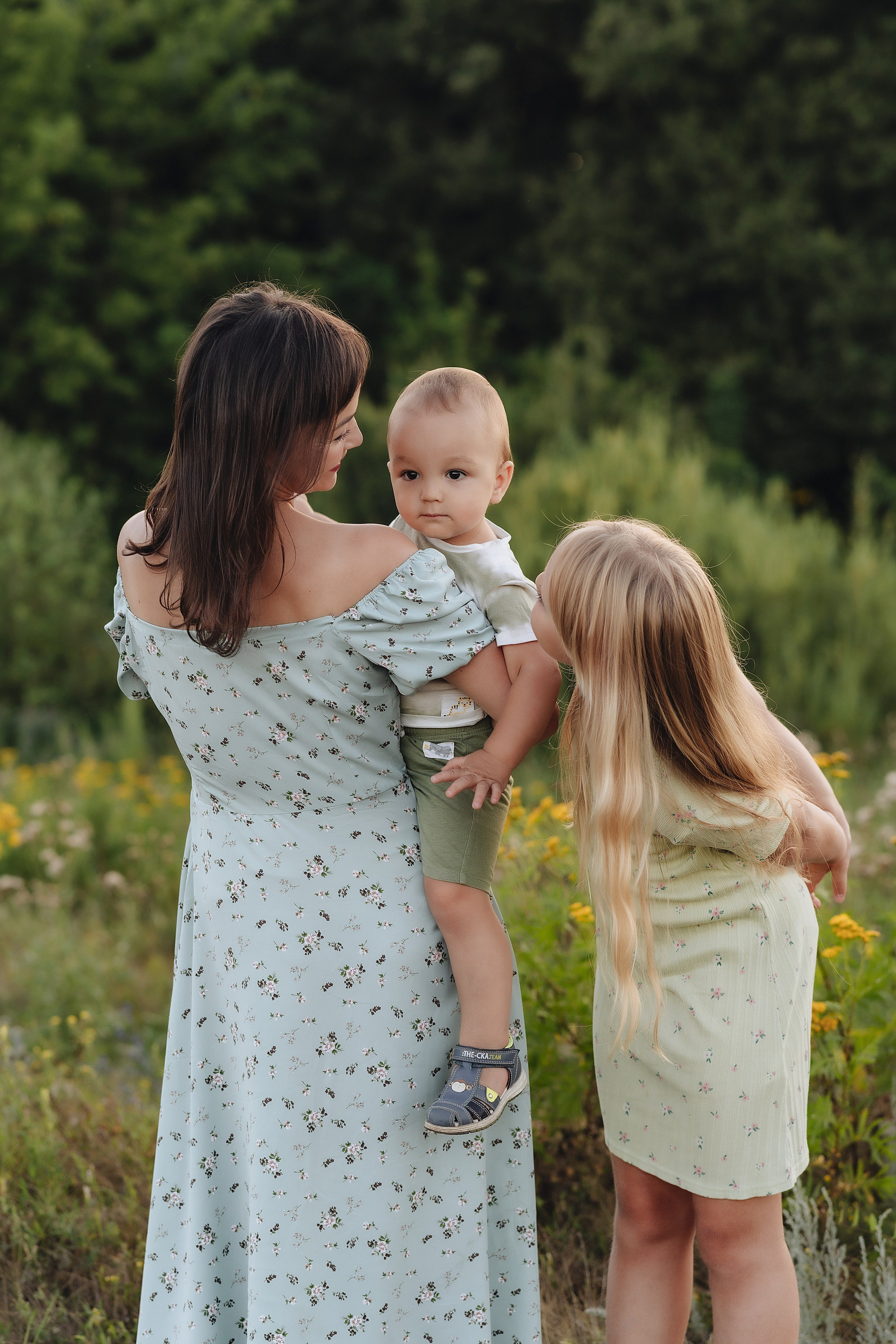 Семейная съемка на закате. Фотограф Карина Шмулёва. Воронеж и область