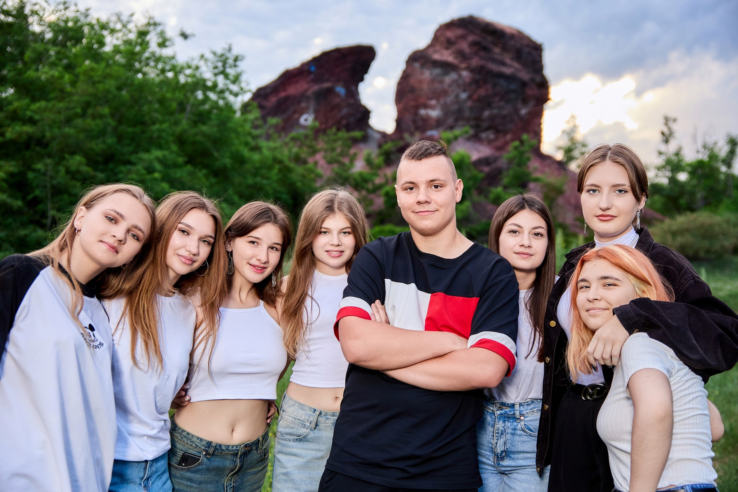 ШКОЛЬНИКИ. ТЕРРИКОН. Фотограф Татаринов Андрей (Донецк / Макеевка)