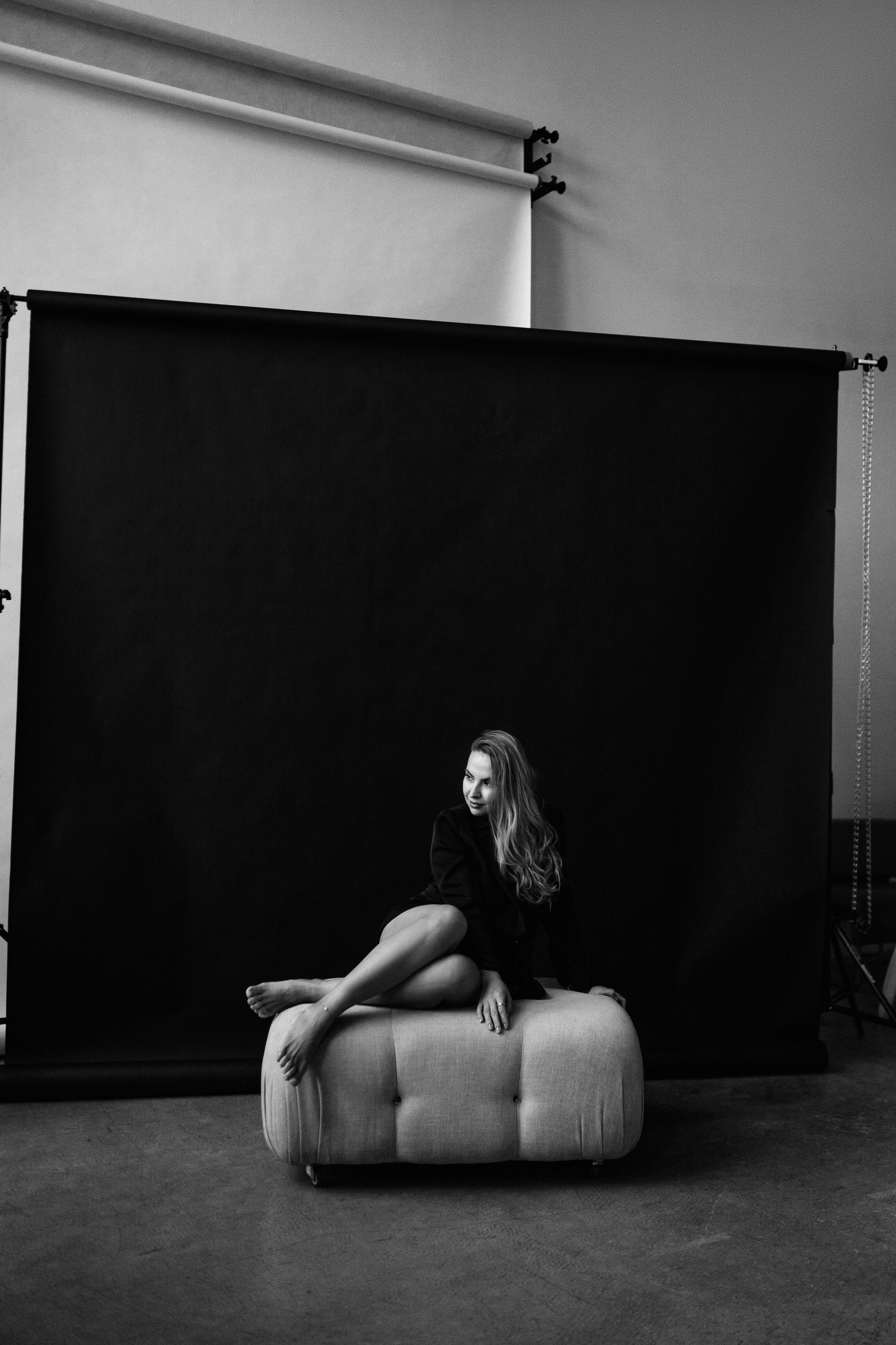 Марина в студии. Портретный фотограф в Москве Ольга Акушко