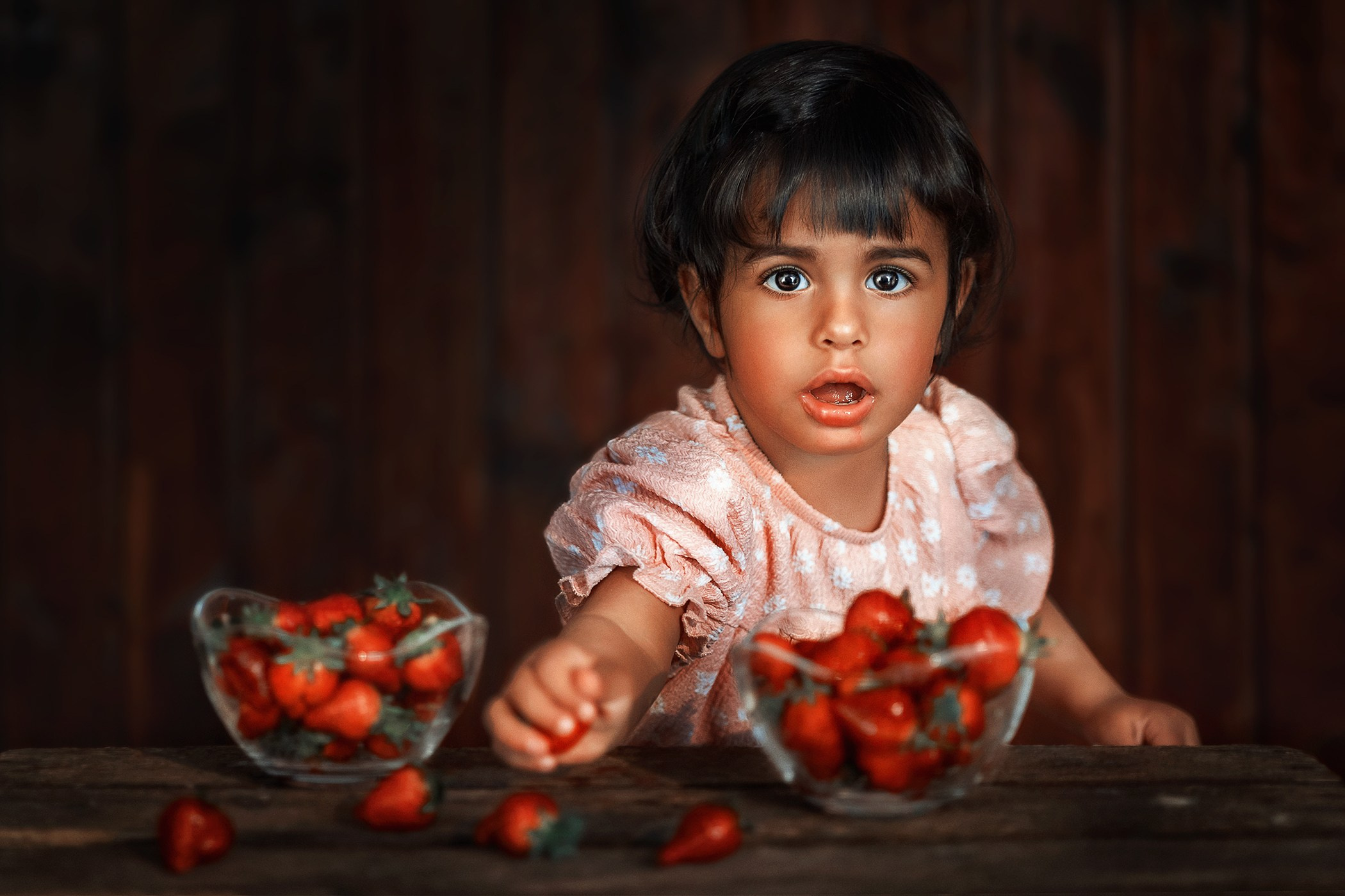 клубника, малышка