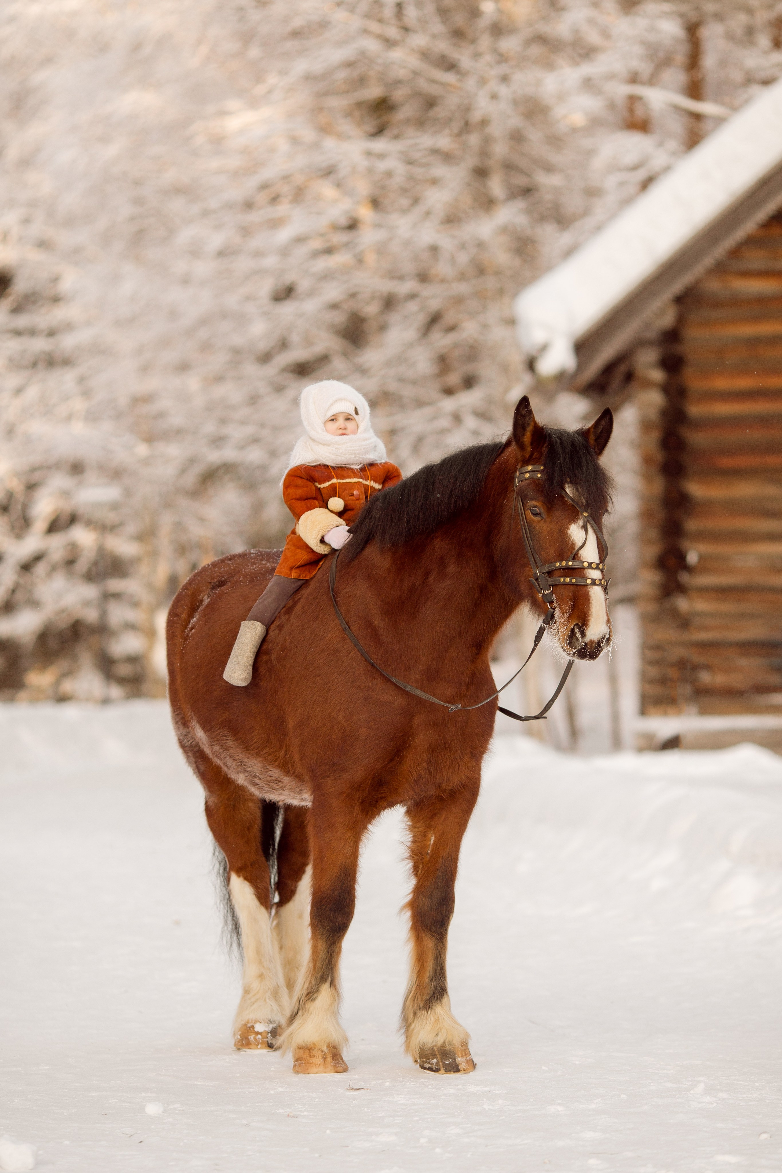 Фотосессия ребенка в русско-народном стиле