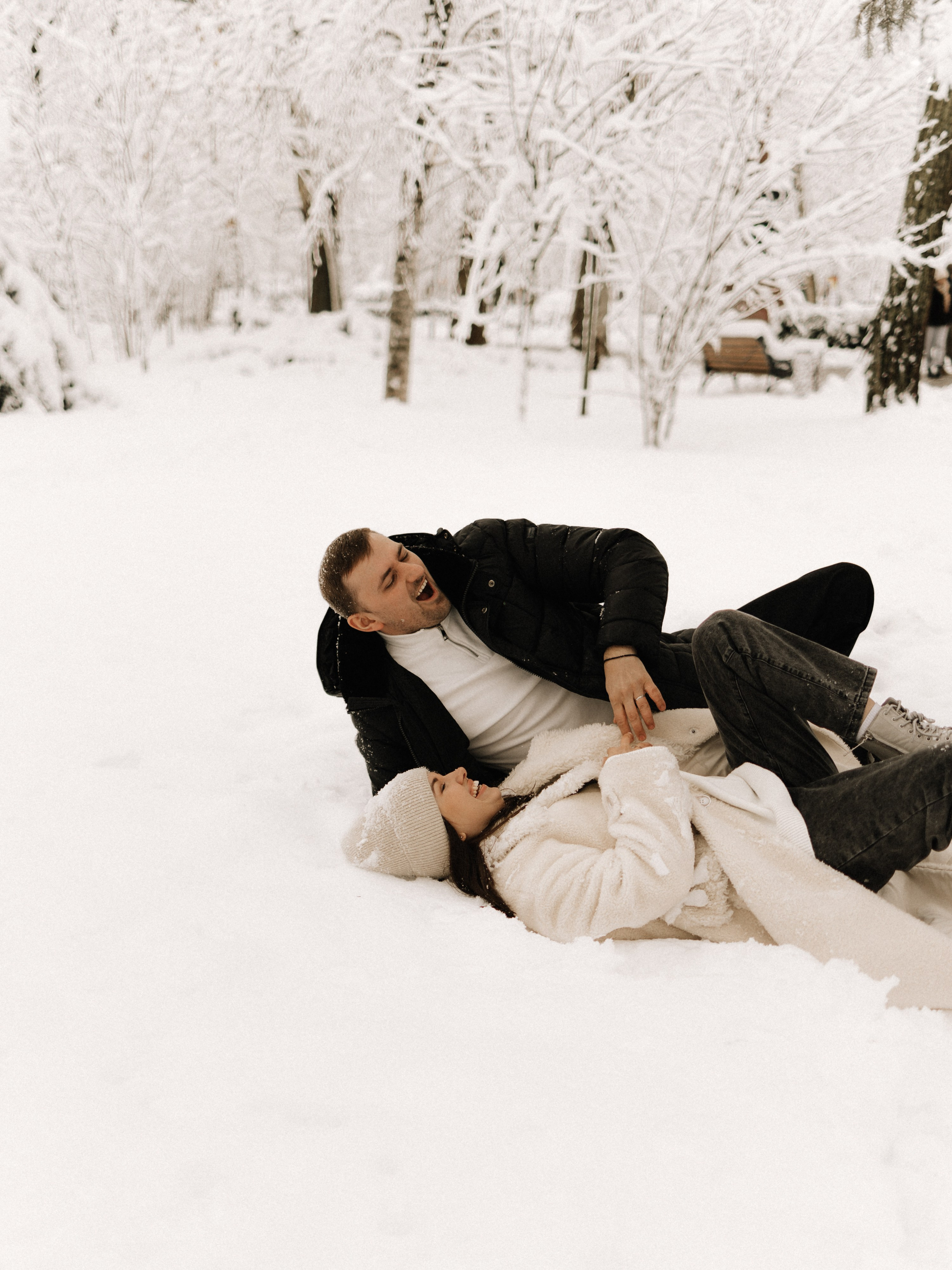 Артём и Ксюша. Зима. Семейный фотограф в Краснодаре Храмова Анна