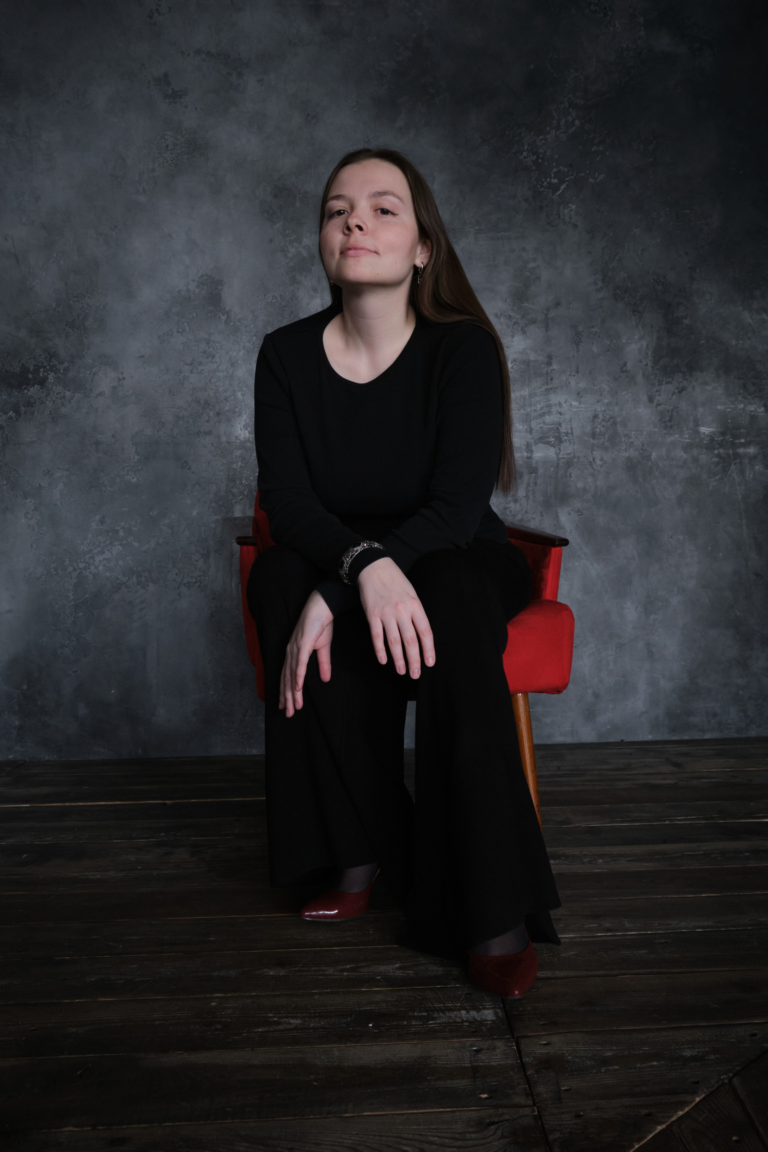 фотосессия девушки Олеси в фотостудии