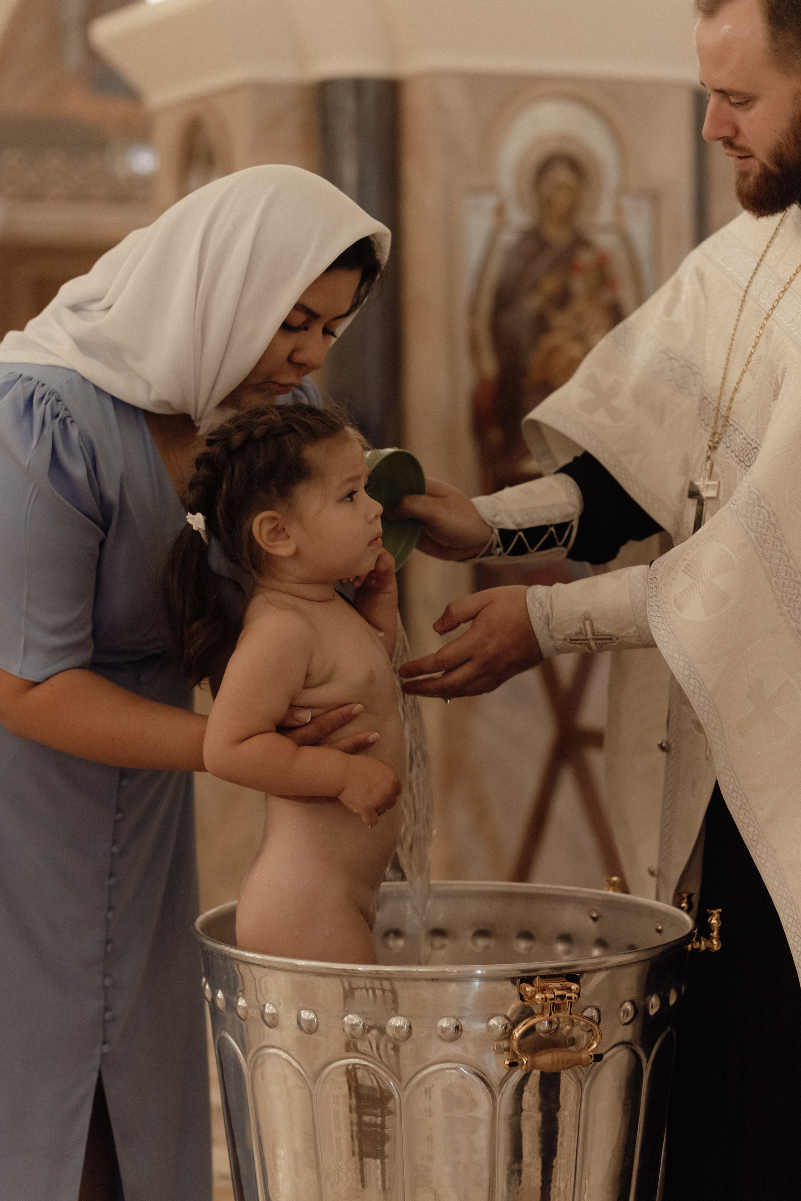 Крещение Киры. Семейный и свадебный фотограф в Челябинске Мария Леонтьева