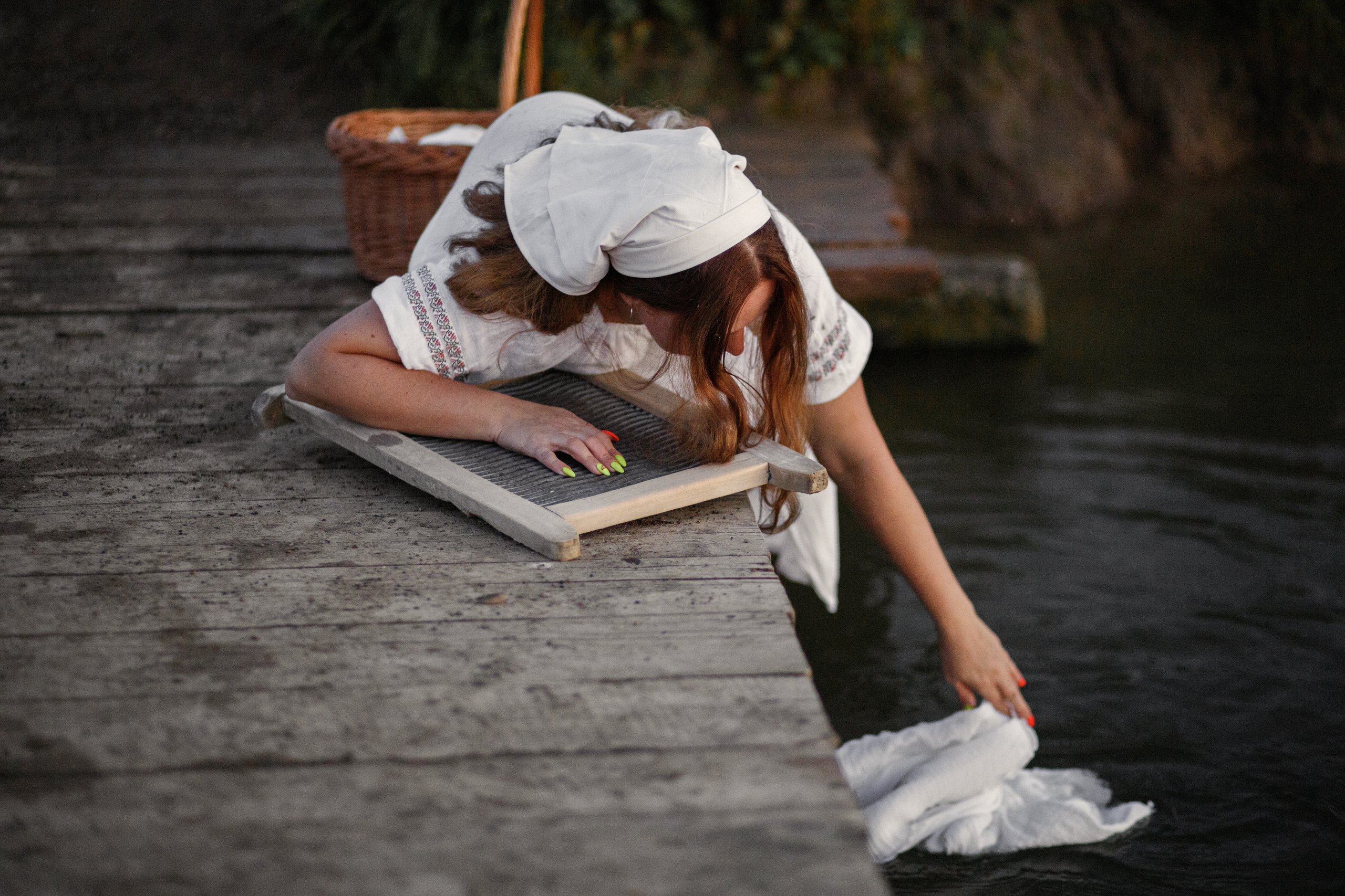 Стирка на закате. Женский фотограф в Кемерово Мария Чернявская