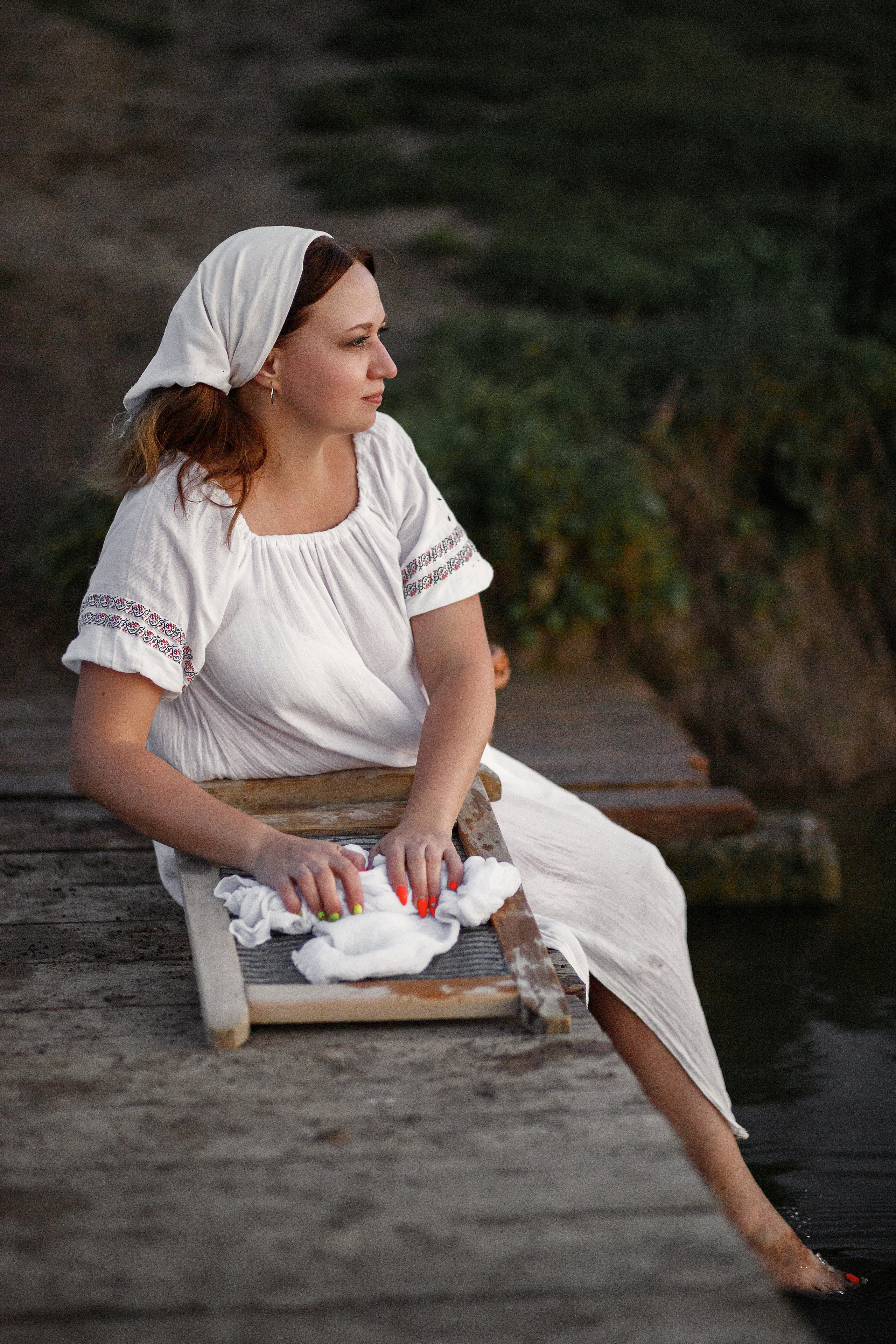 Стирка на закате. Женский фотограф в Кемерово Мария Чернявская