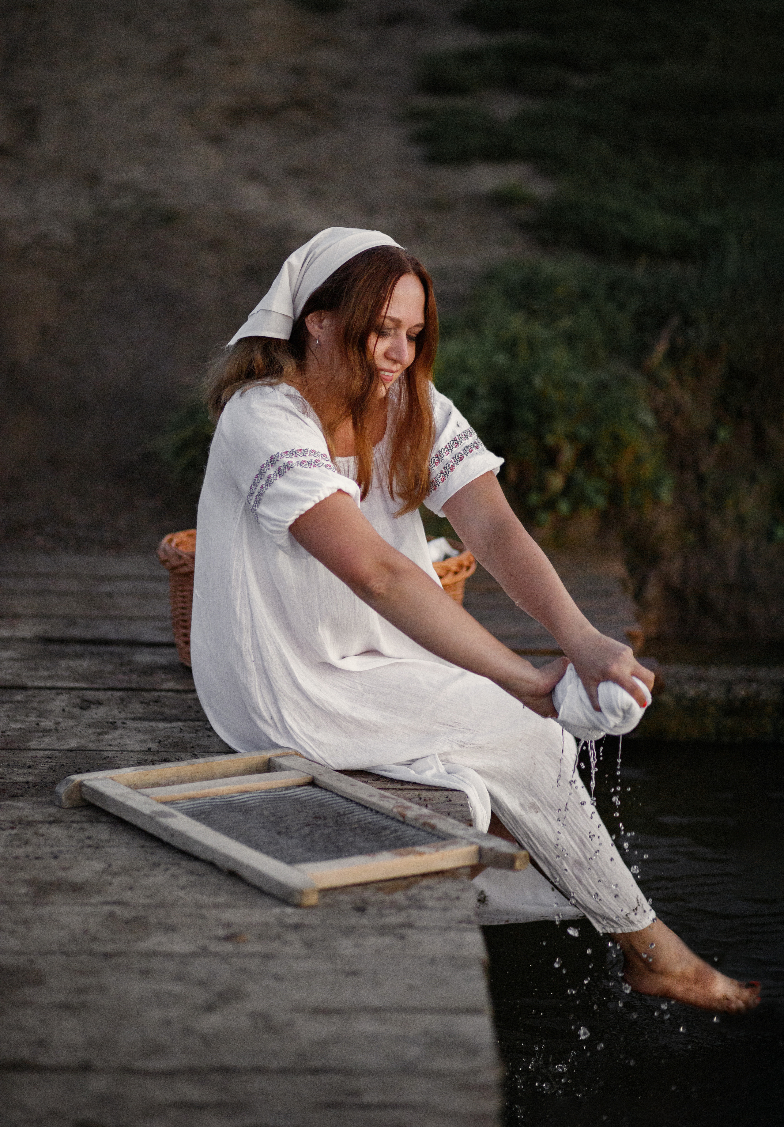 Стирка на закате. Женский фотограф в Кемерово Мария Чернявская