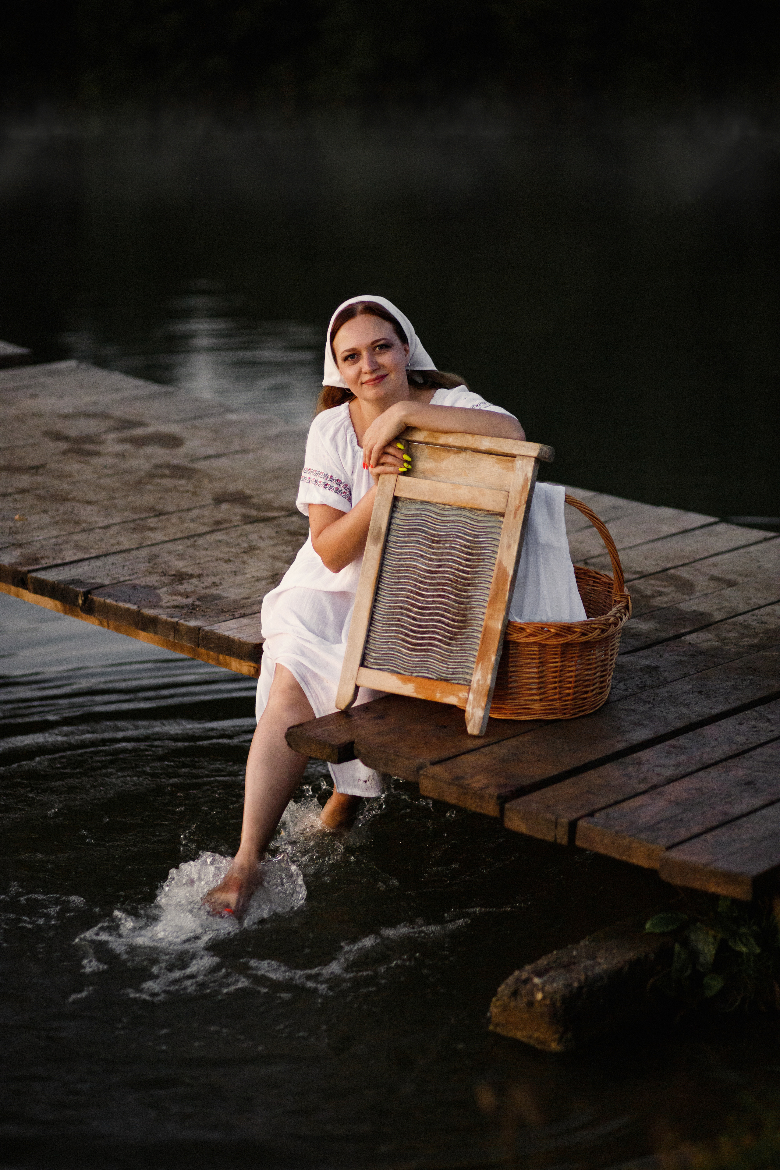 Стирка на закате. Женский фотограф в Кемерово Мария Чернявская