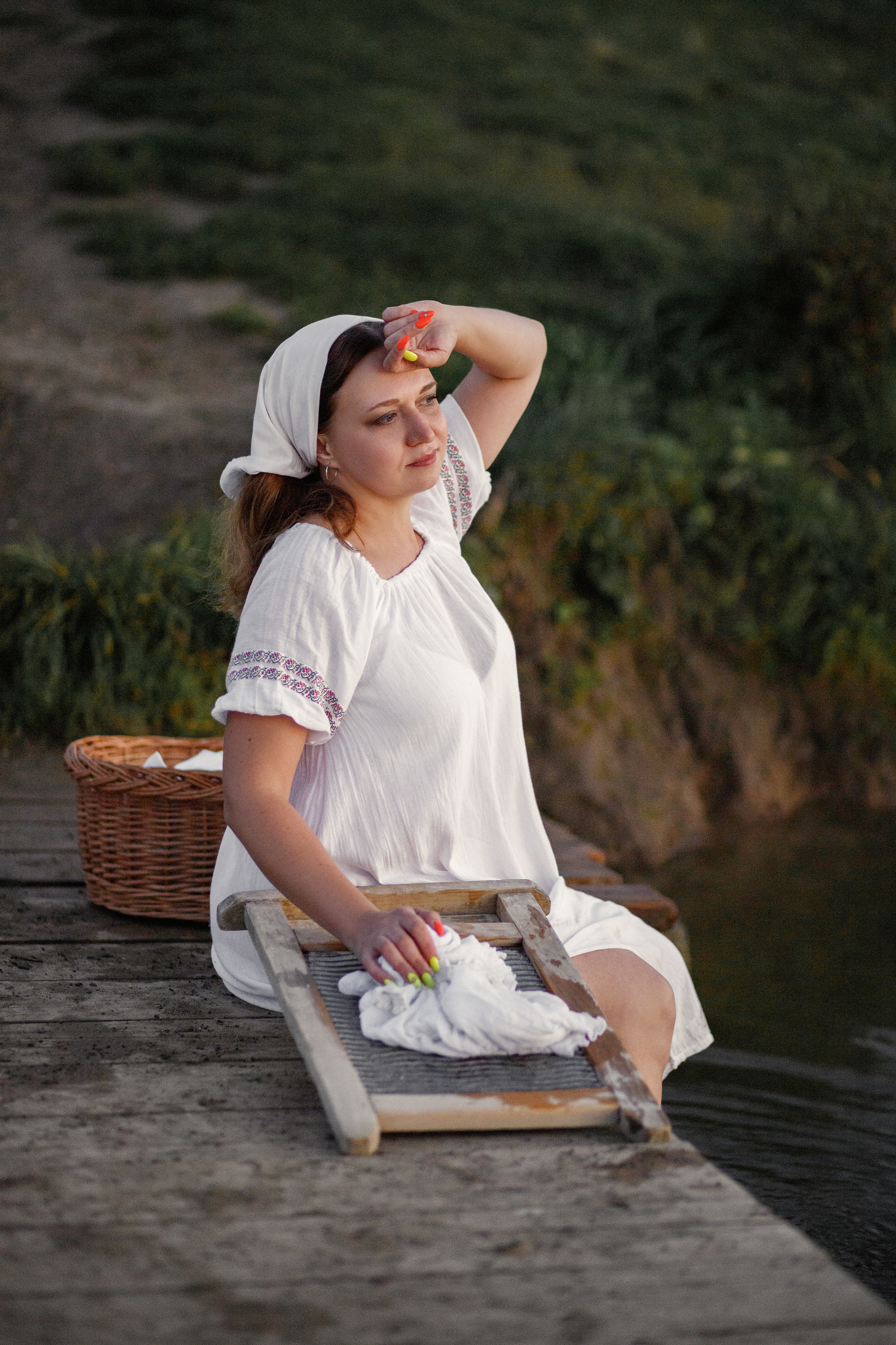 Стирка на закате. Женский фотограф в Кемерово Мария Чернявская