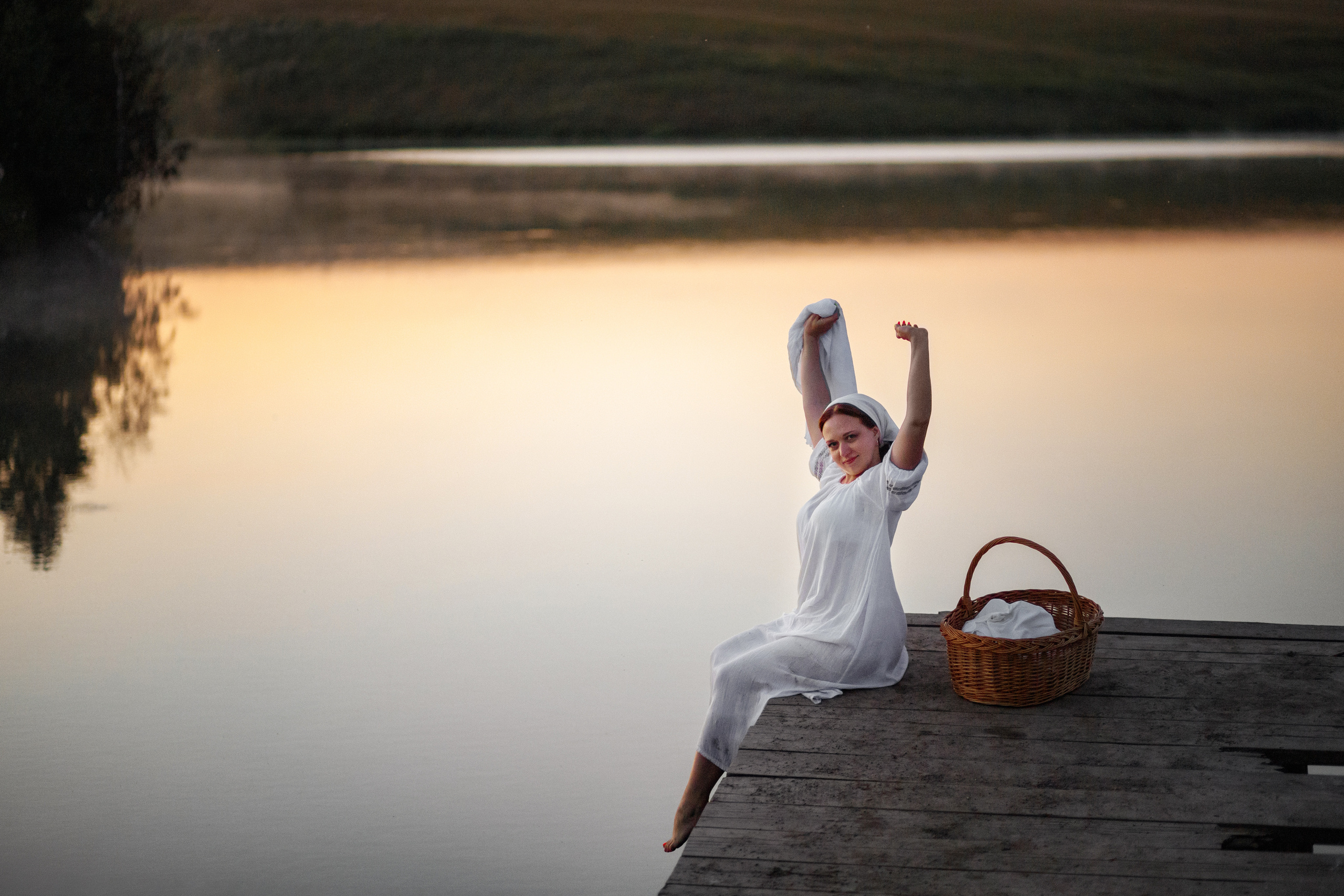 Стирка на закате. Женский фотограф в Кемерово Мария Чернявская