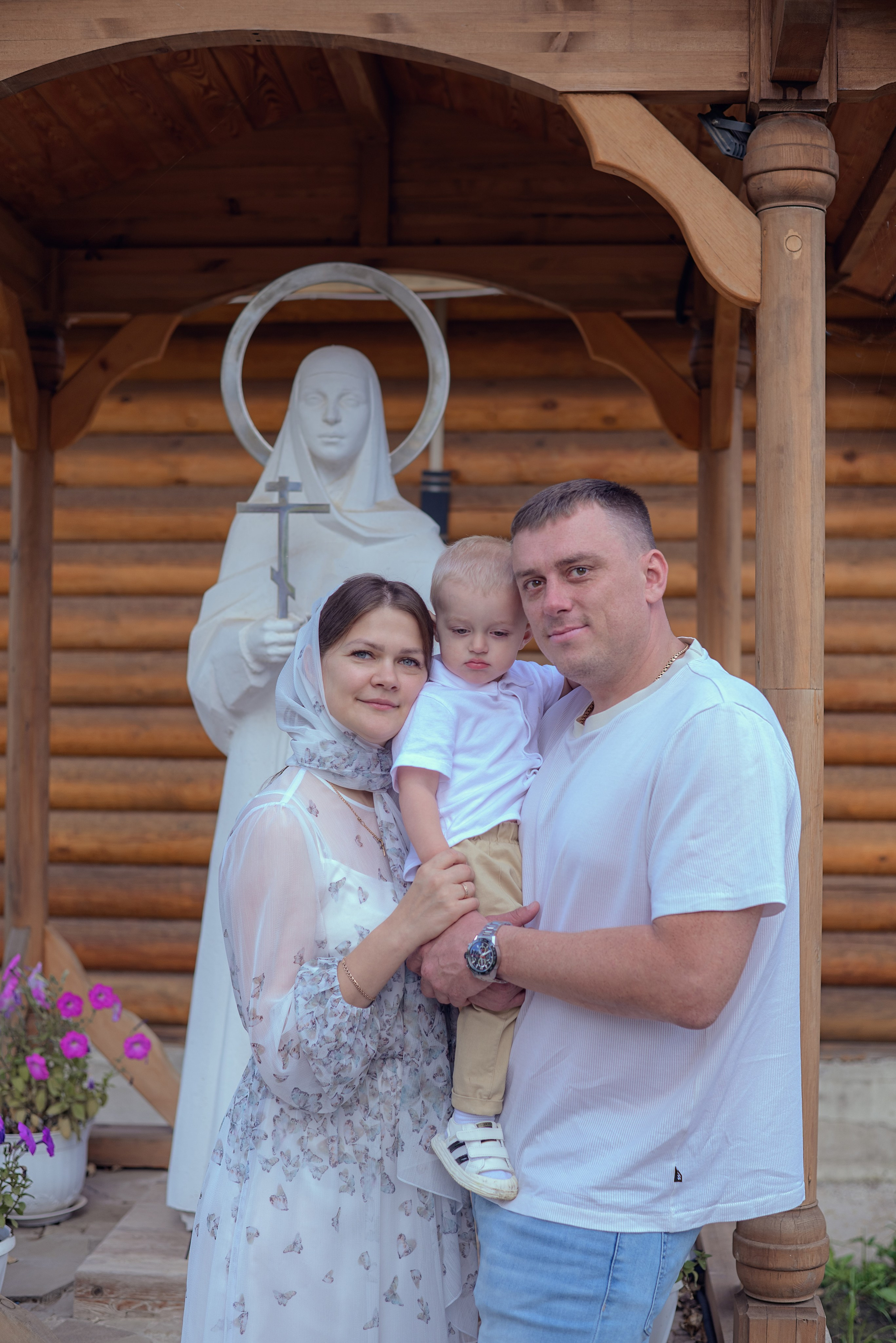 Крещение Витюши в храме священномученника Амфилохия. Фотографы крещения/венчания  Красноярск Татьяна и Вячеслав Переваловы