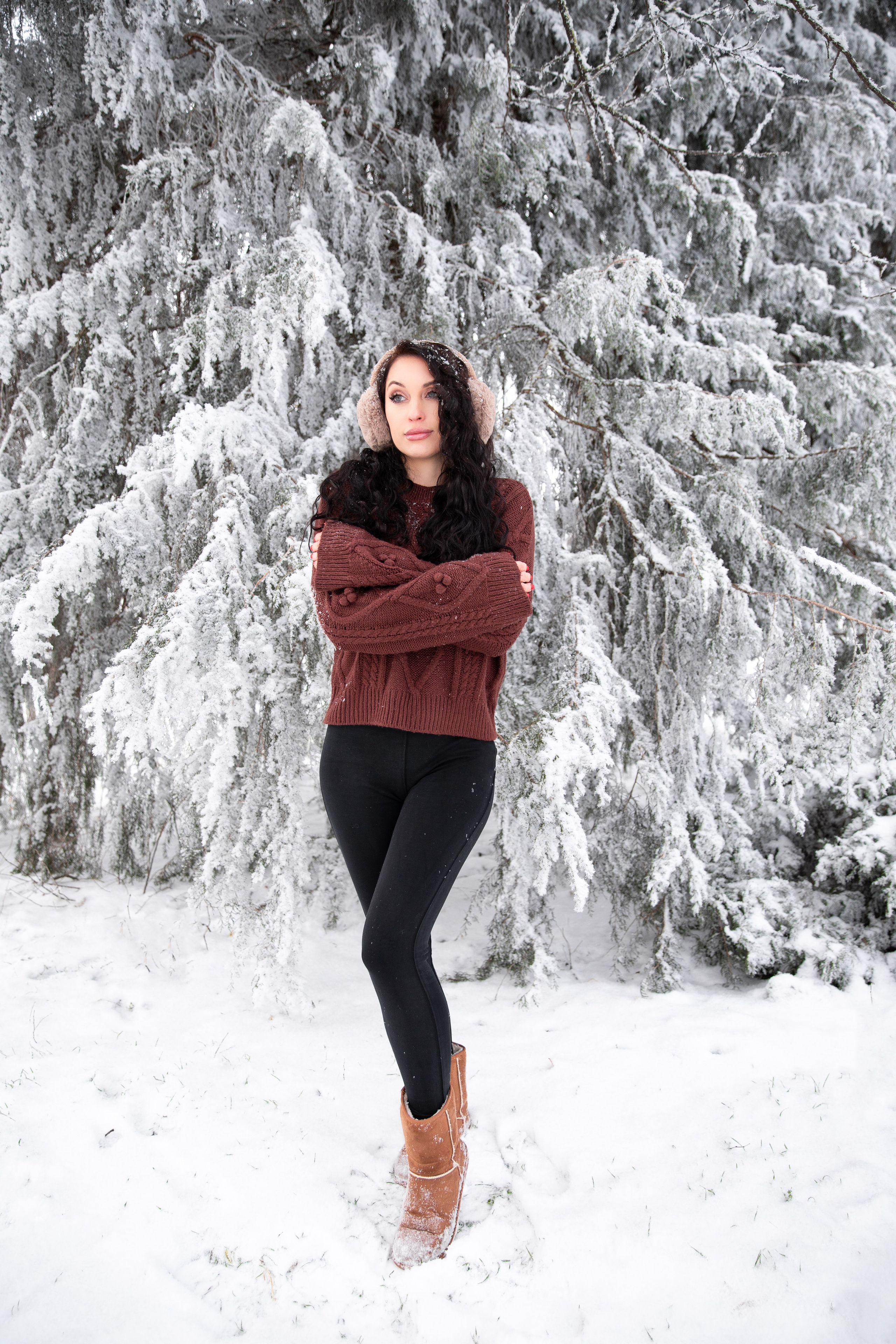 Снежная фотосессия. Свадебный и семейный фотограф в Кореновске и в Краснодаре