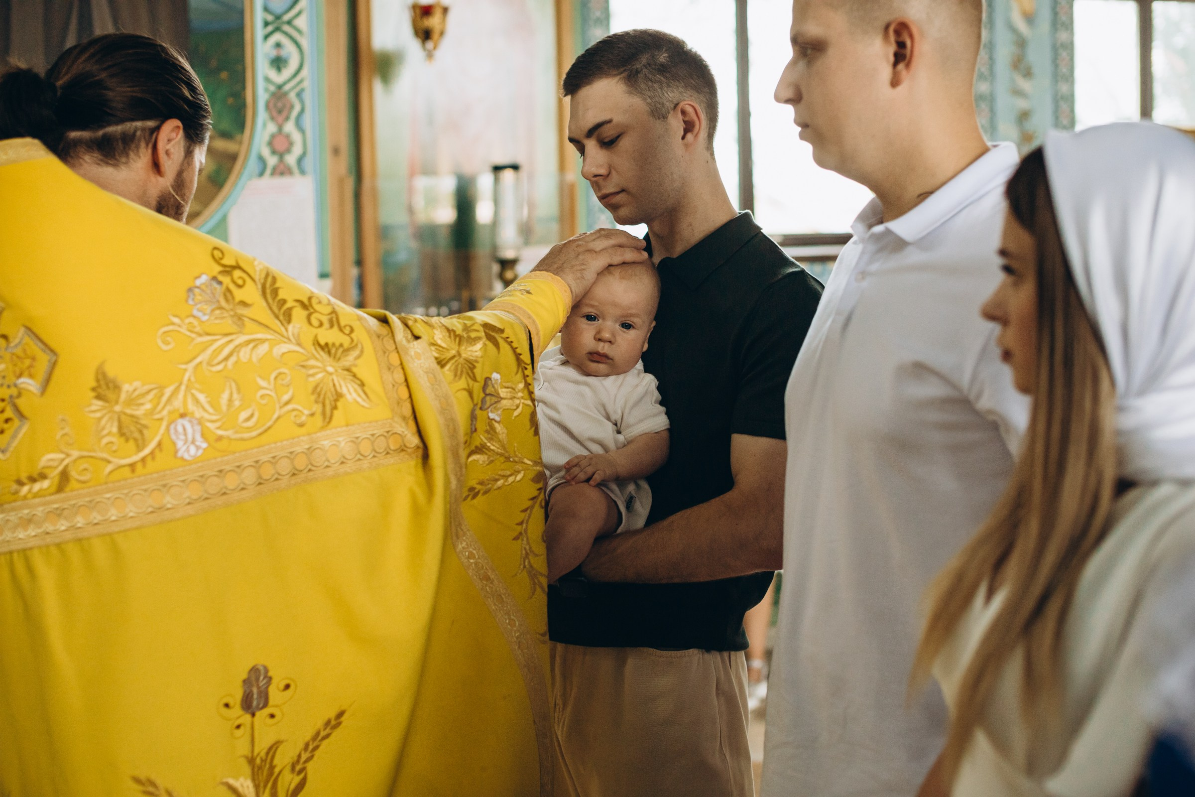 Крещение Мирона. Семейный фотограф в Волгодонске Краченцева Анна
