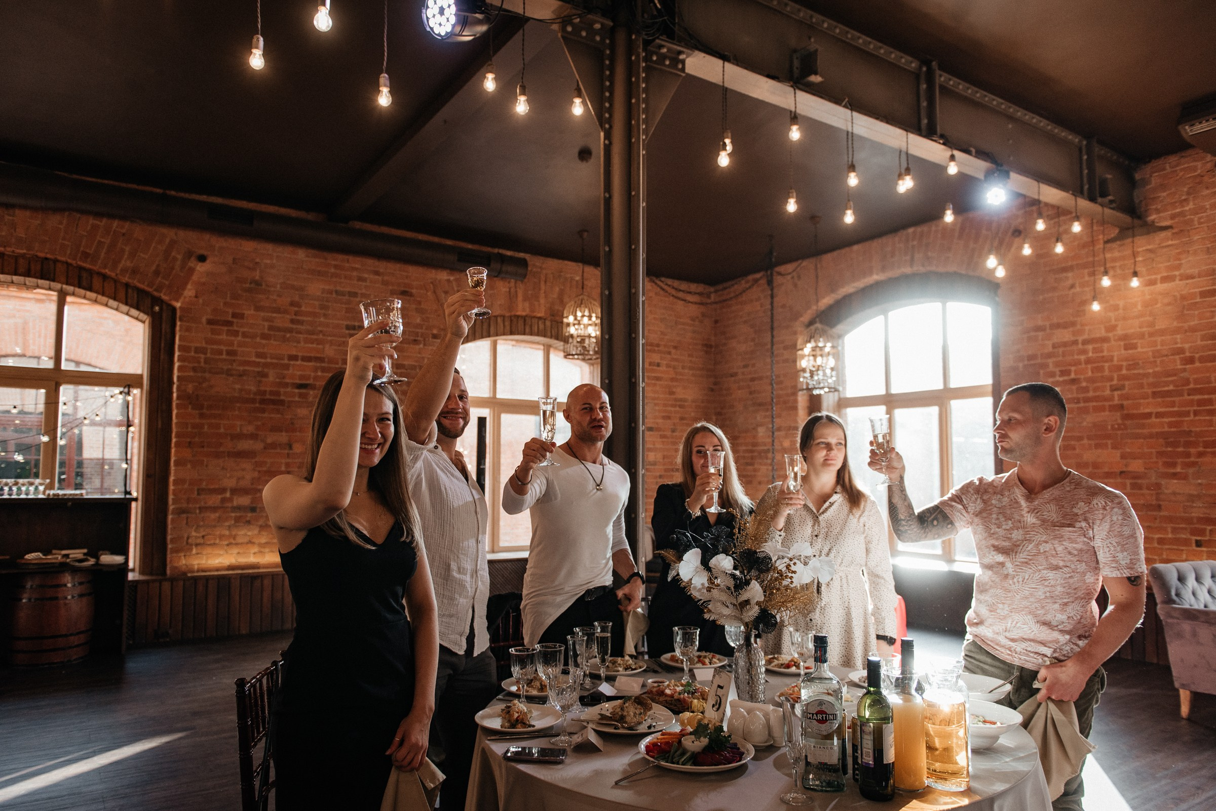 свадебный банкет в Весеннем Лофте