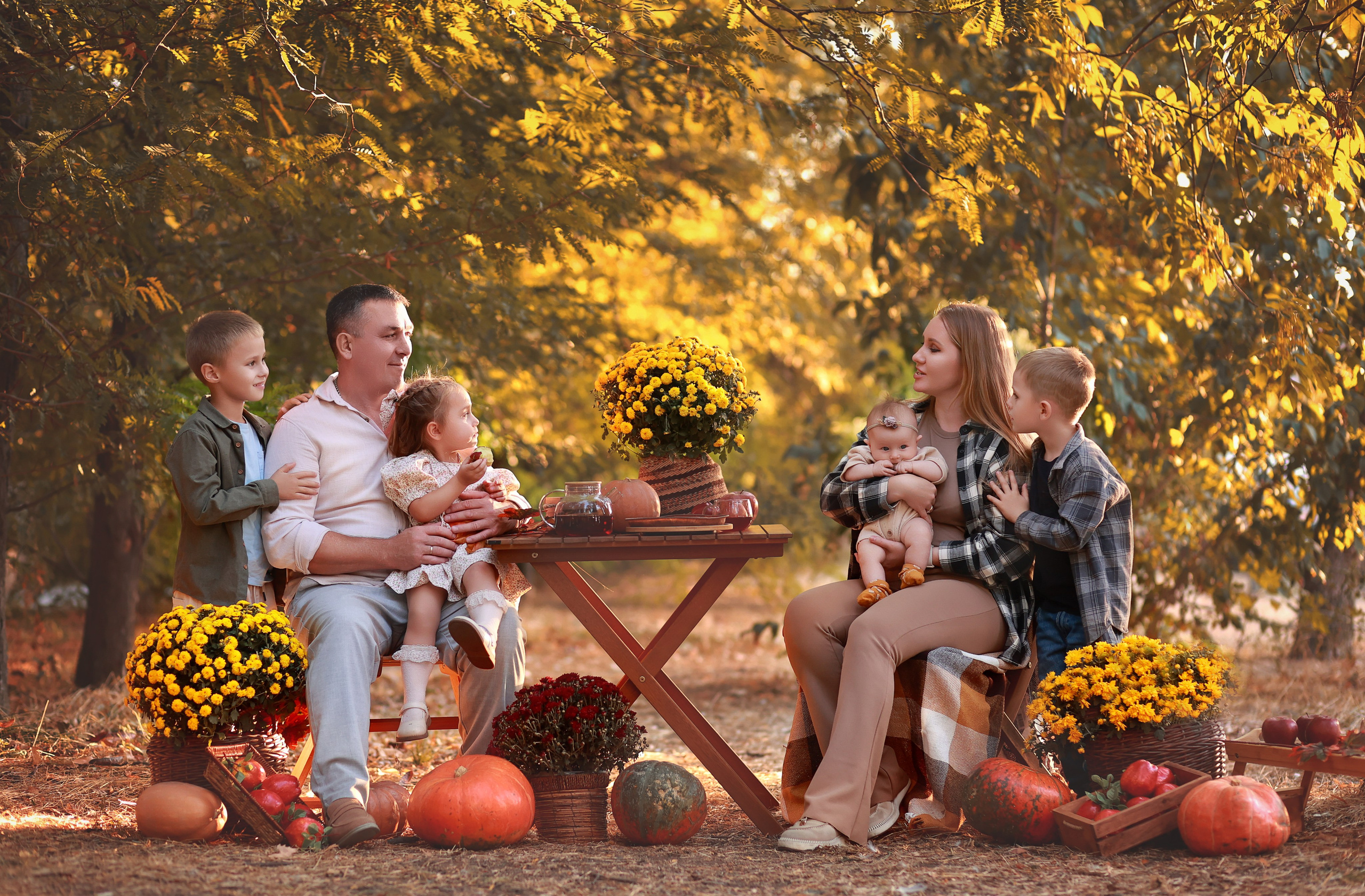 Пикник в парке. Детский семейный фотограф Краснодар