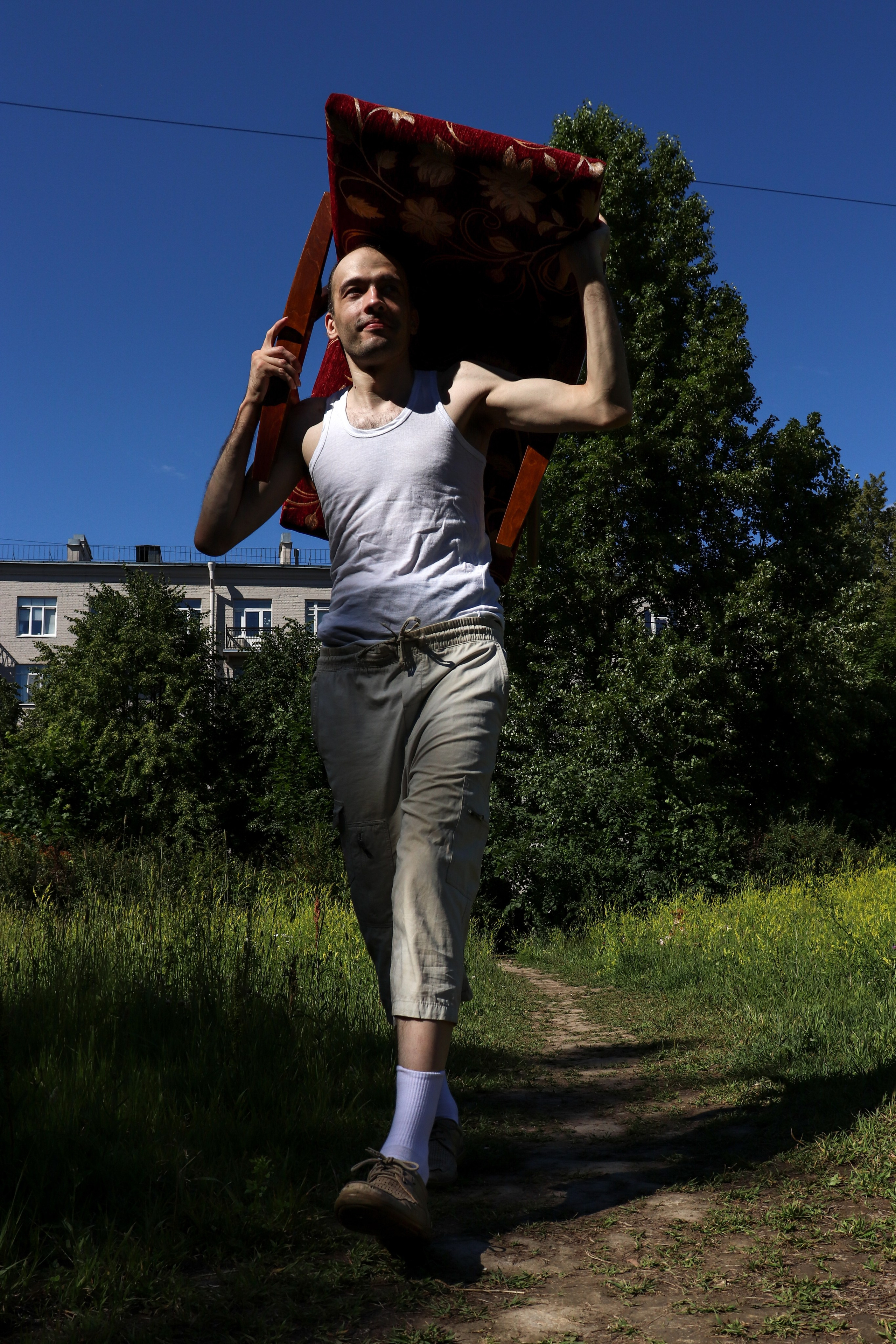 Модная съёмка во дворе. Ивентный фотограф в Санкт-Петербурге Олег Комков