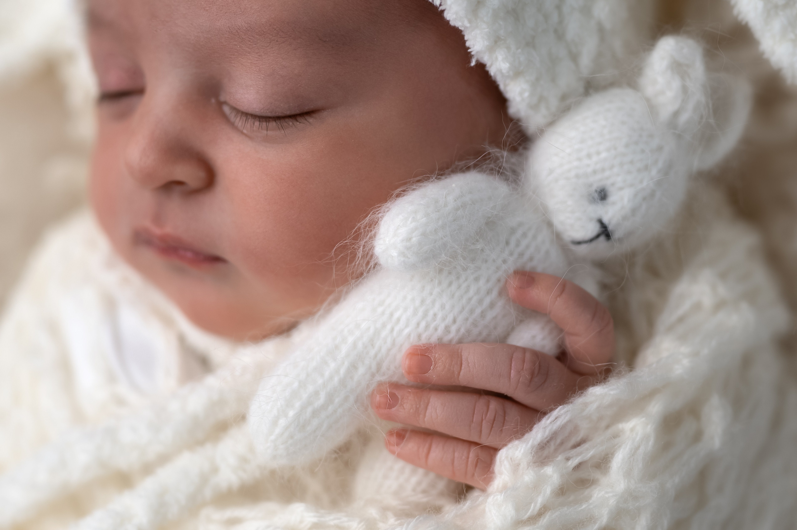 Возраст 3 недели, девочка. Фотограф новорождённых Ольга Ушакова Москва