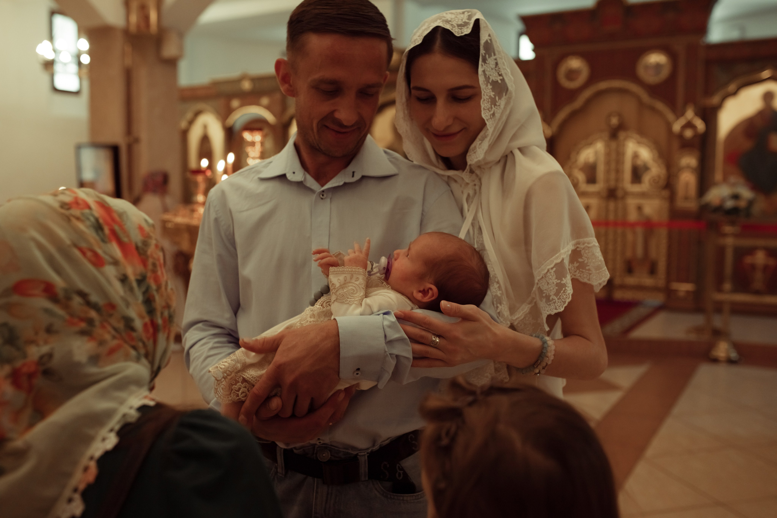 Крещение Анастасии. Семейный и детский фотограф в Москве Дорогова Екатерина