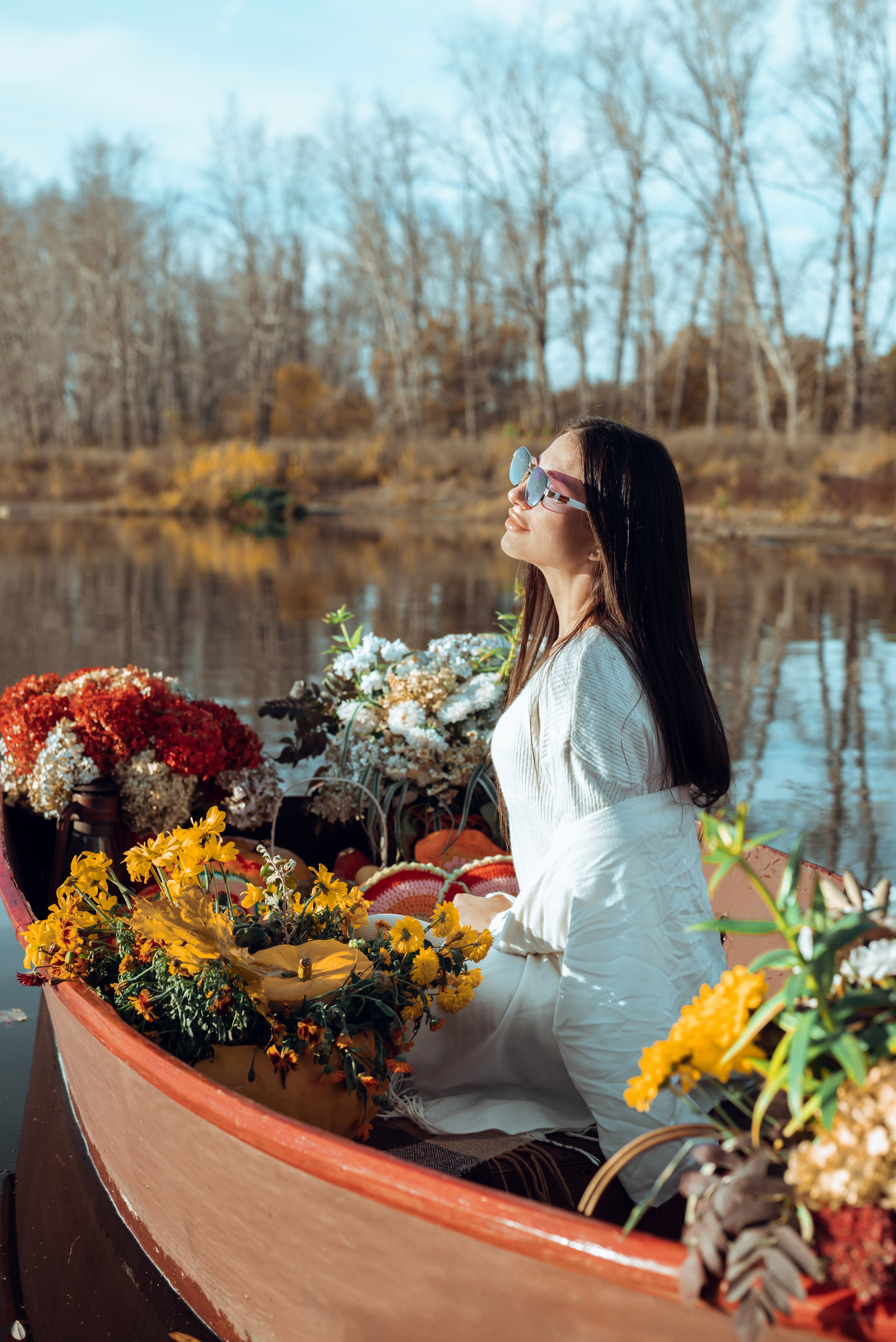 Фотопроект с осенней лодкой. Фотограф в городе Салават