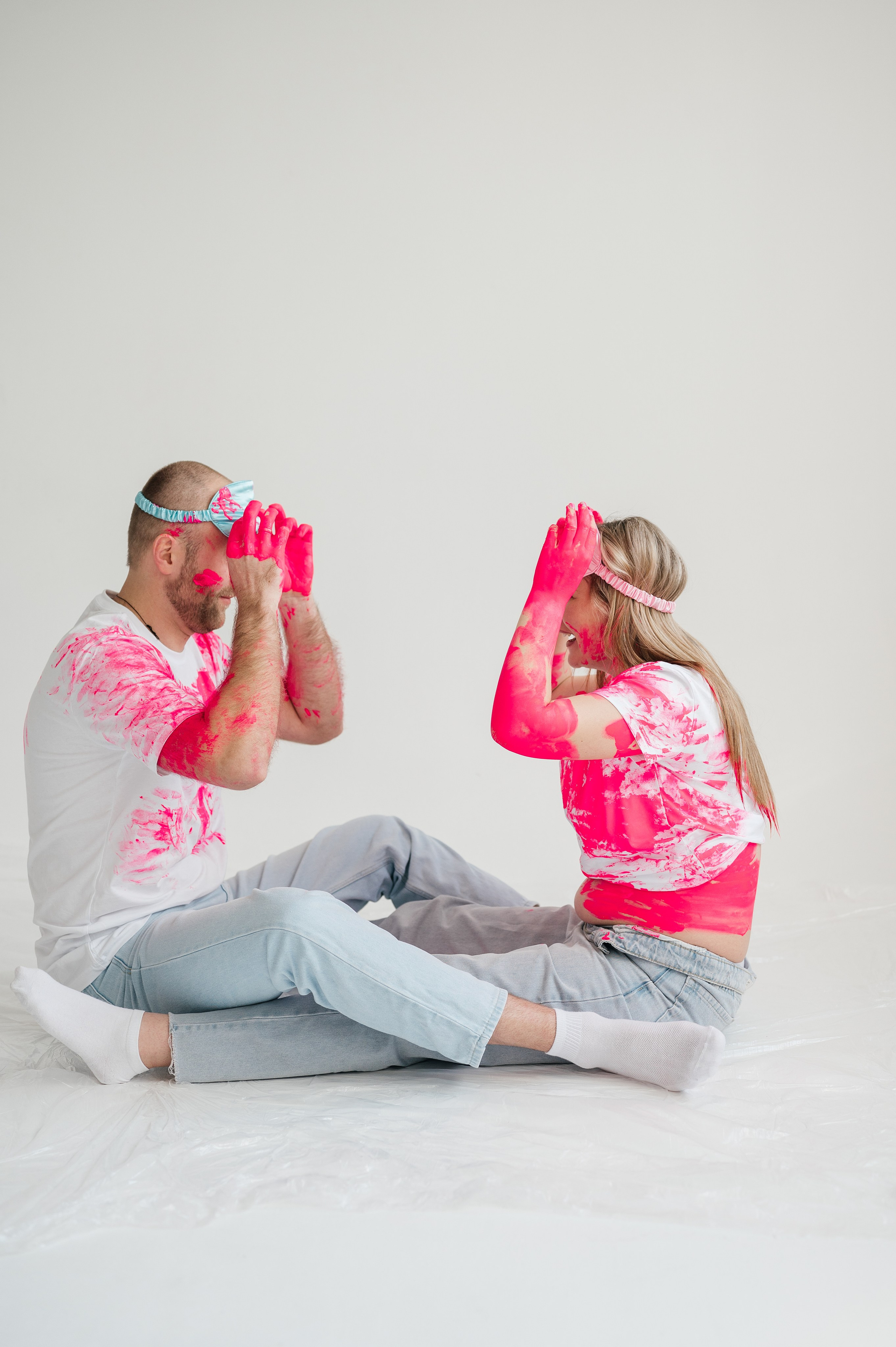 Гендер пати с красками. Свадебный и семейный фотограф в Краснодаре Алина Мельник