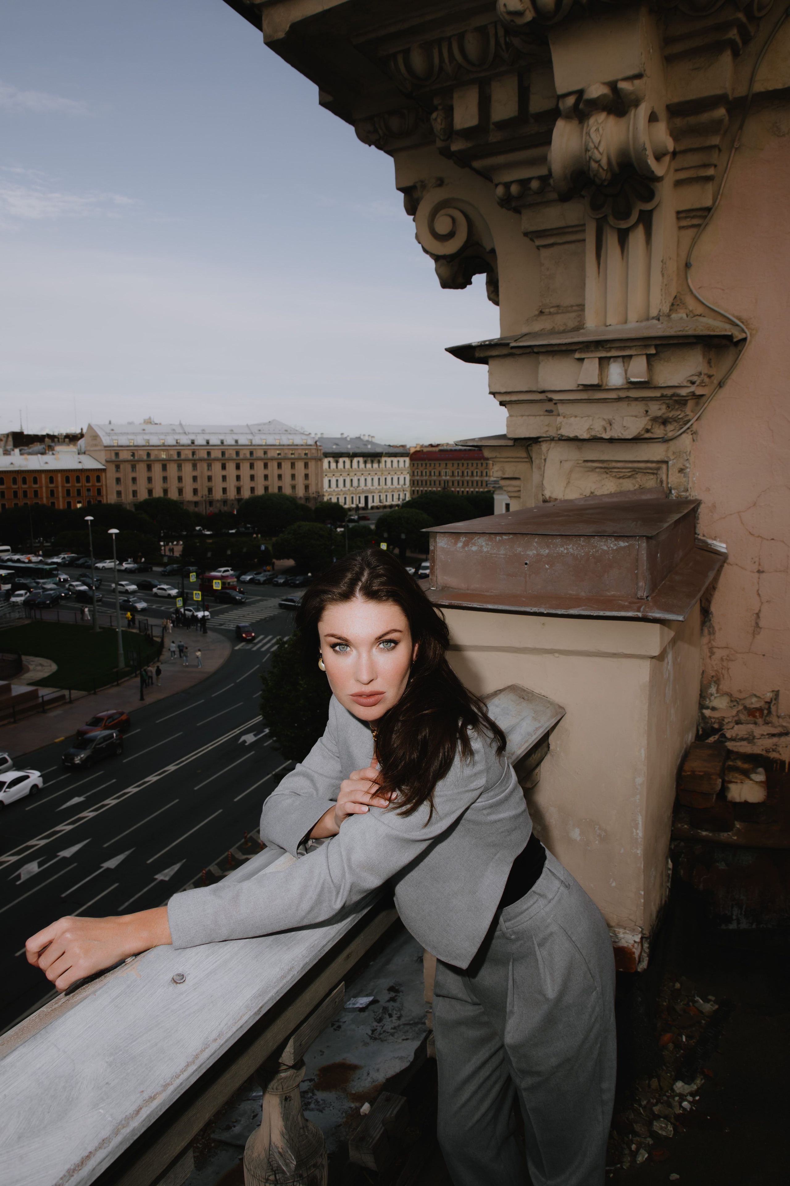 Вероника (съемка на крыше). Фотограф в Москве и Санкт-Петербурге Дарина