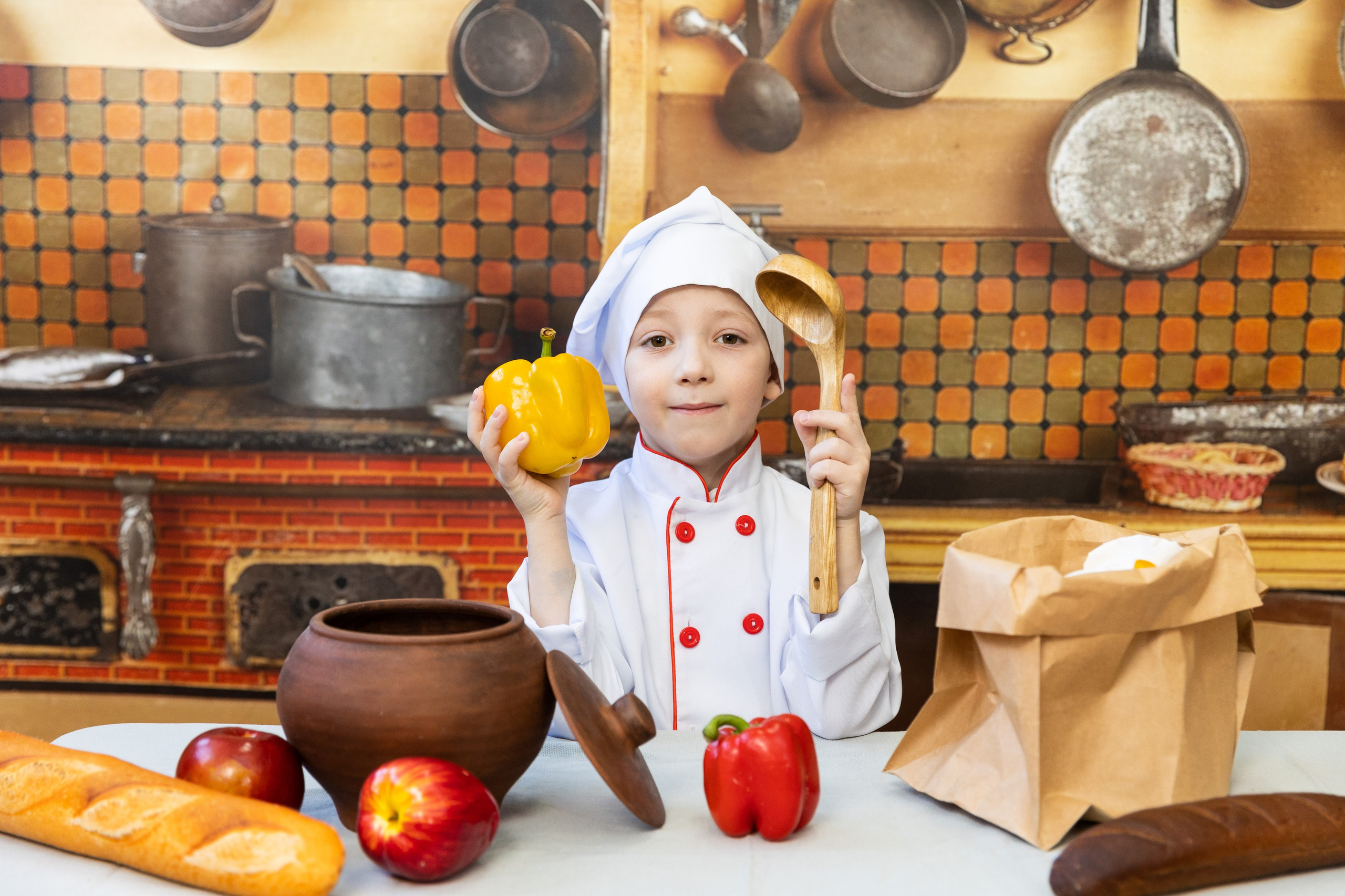 Тематическая «Поварята». Семейный, детский, школьный фотограф в Благовещенске Яна Белоусова