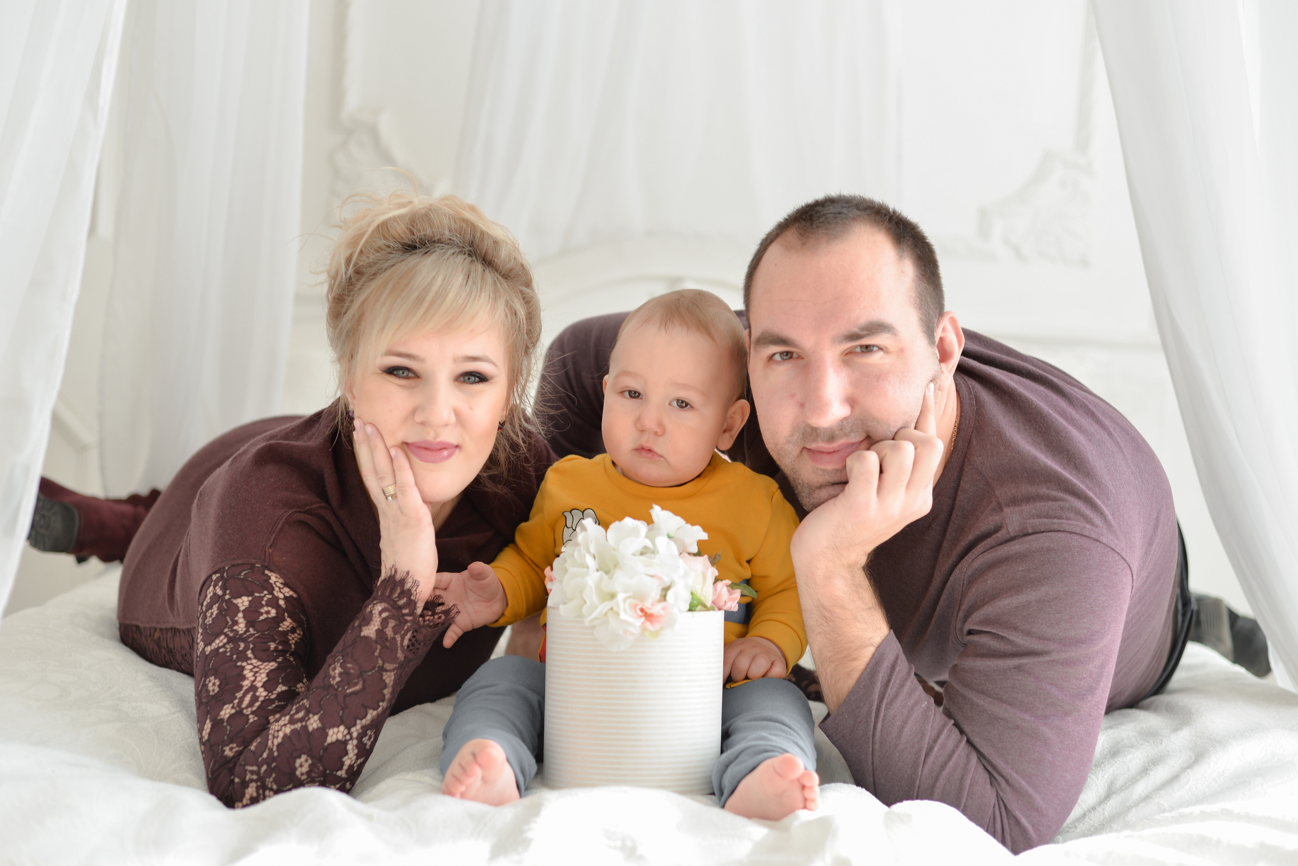 Мария, Александр и Вовчик. Февраль 2020. JuliaKram.ru