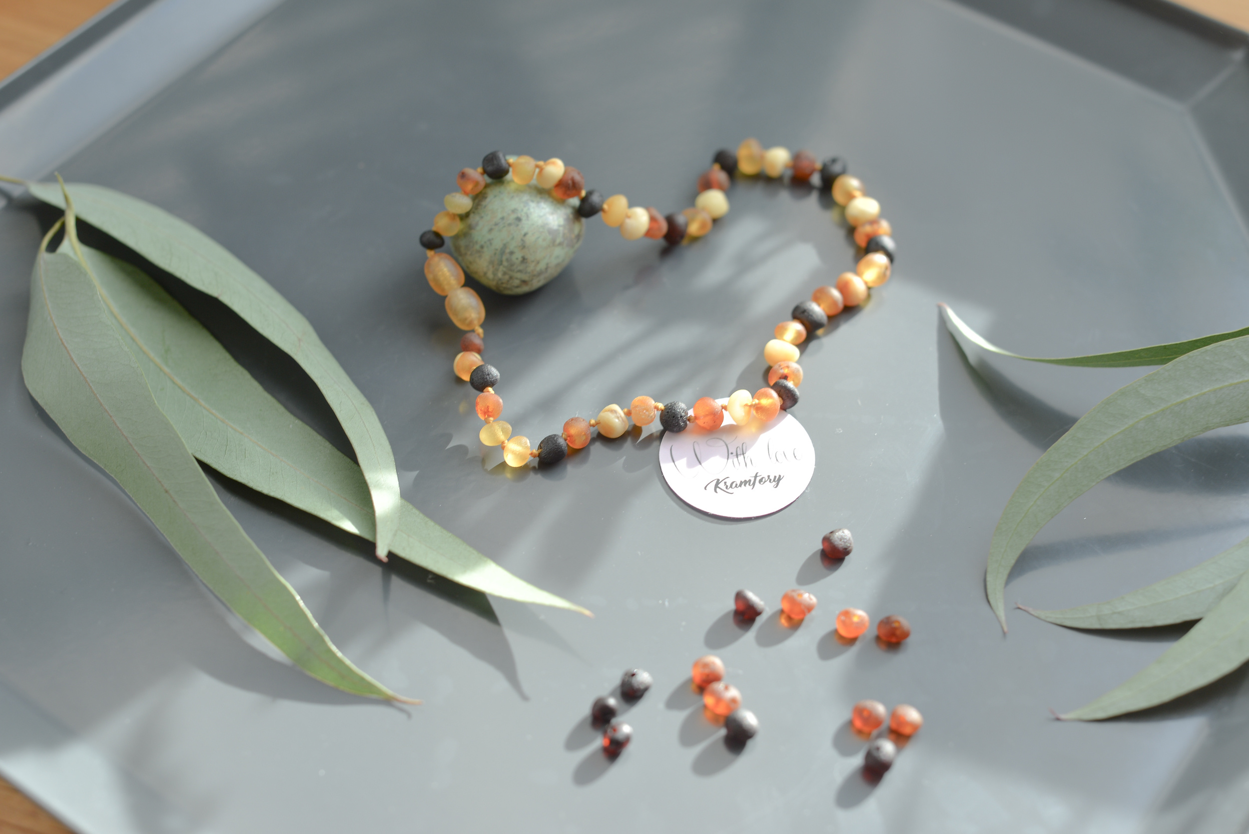 Kramfory. Янтарные бусы. JuliaKram.ru