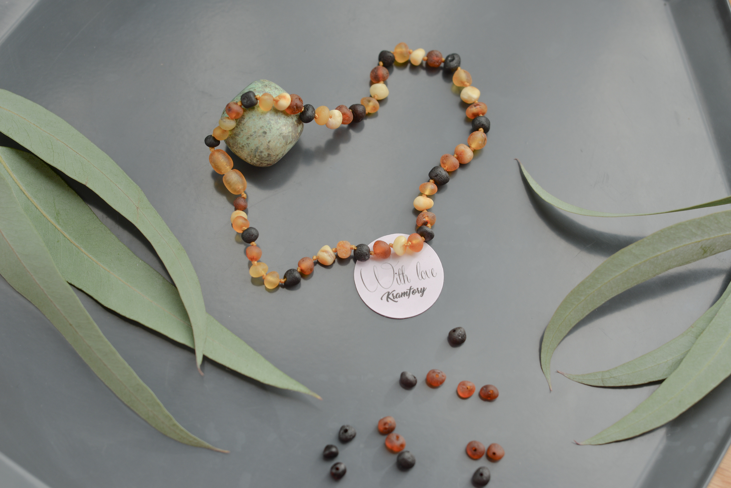 Kramfory. Янтарные бусы. JuliaKram.ru