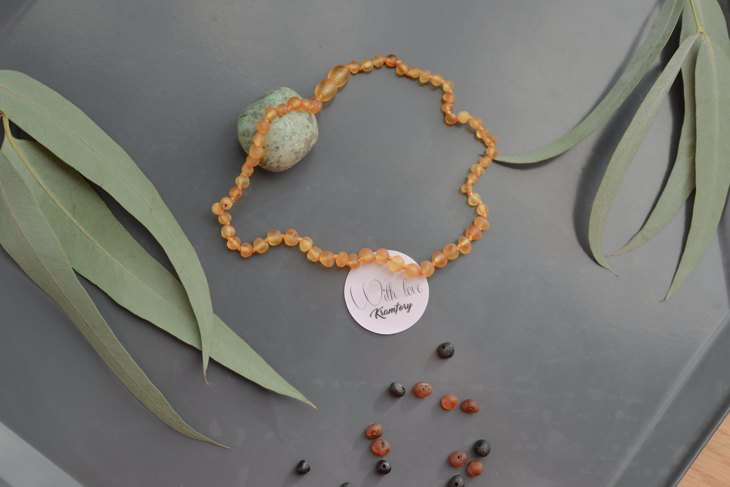 Kramfory. Янтарные бусы. JuliaKram.ru