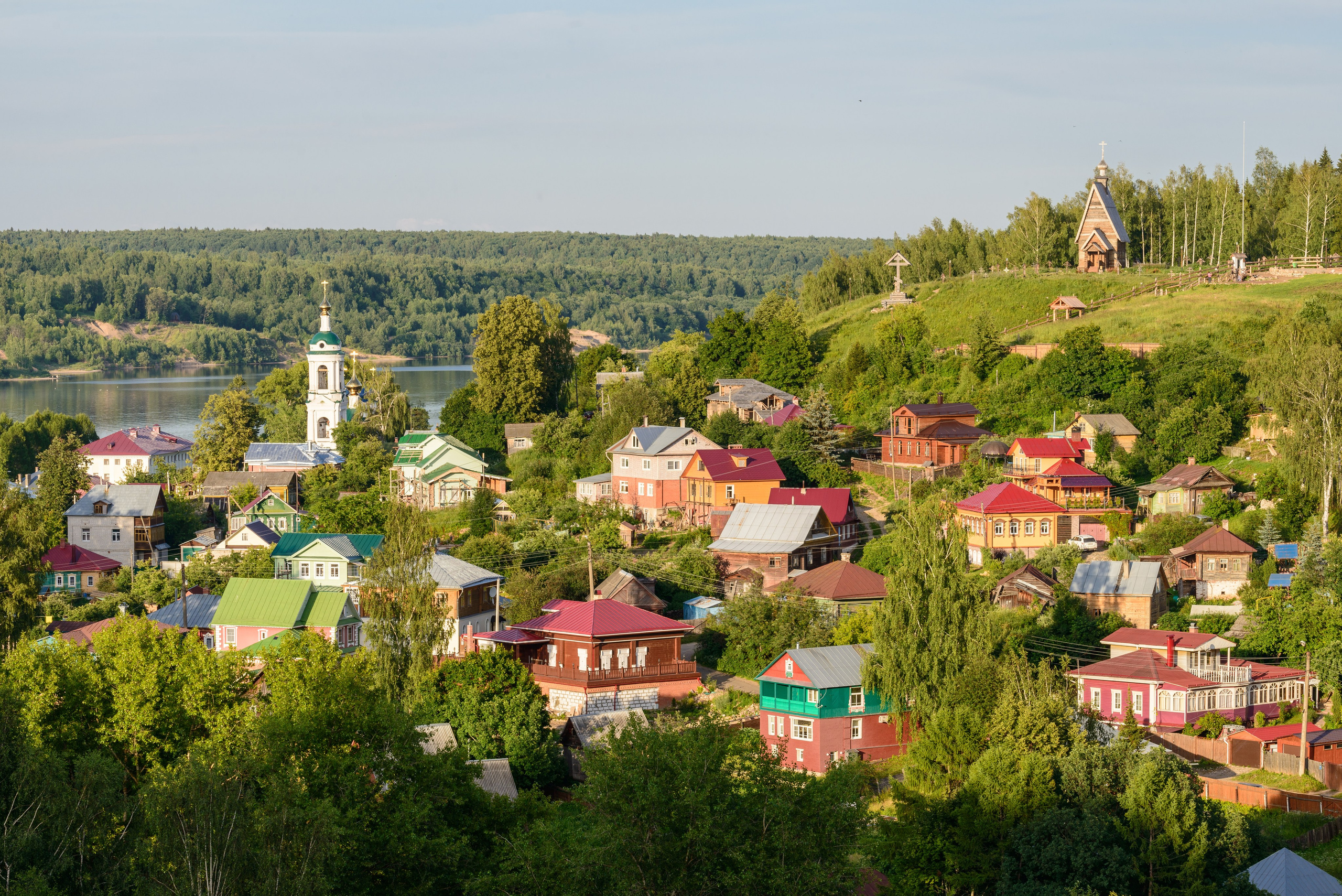 Плёс — жемчужина Золотого кольца России. Пейзажный фотограф Сергей Пестерев. Фото природы