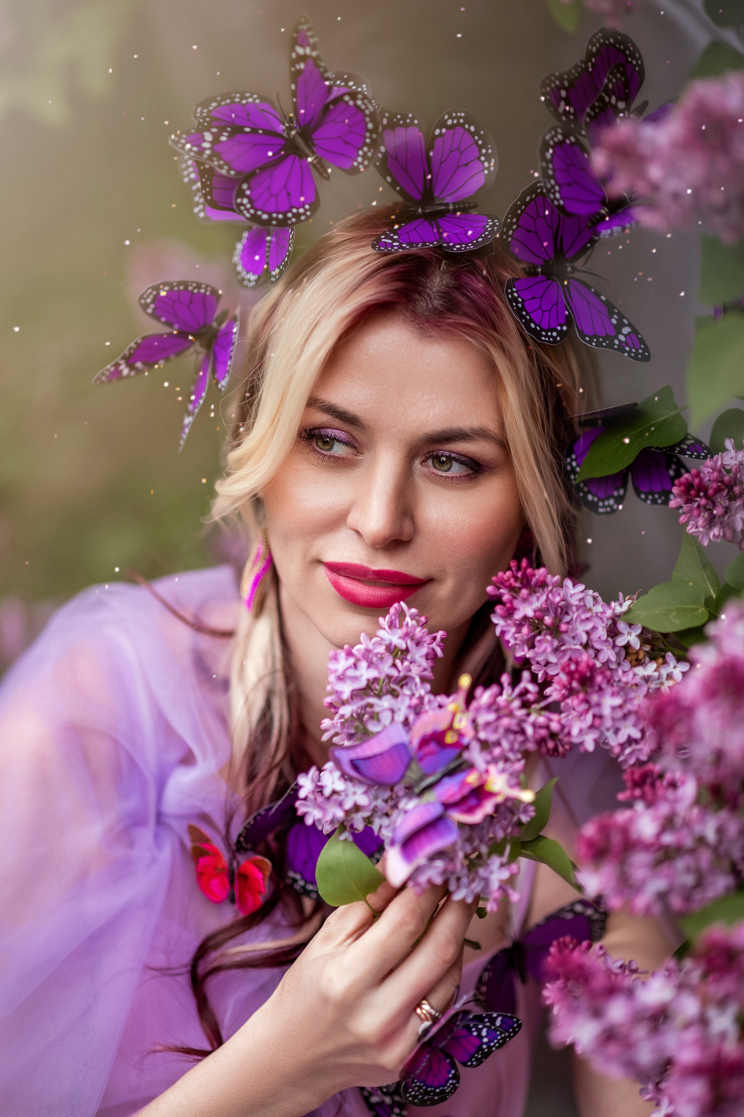 Фотопроект «фиолетовые Бабочки». Фотограф Алина Лебедь